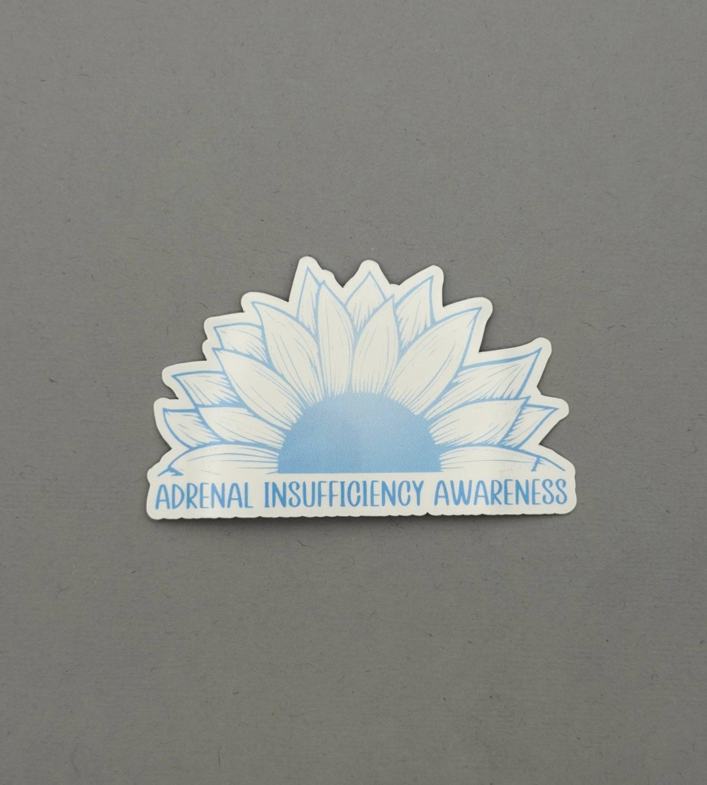 Adrenal Insufficiency Awareness Sunflower Sticker