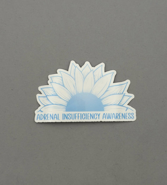 Adrenal Insufficiency Awareness Sunflower Sticker