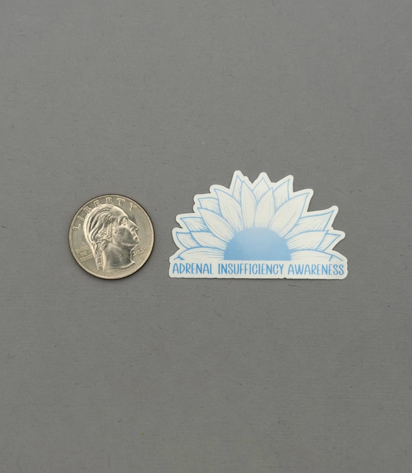 Adrenal Insufficiency Awareness Sunflower Sticker