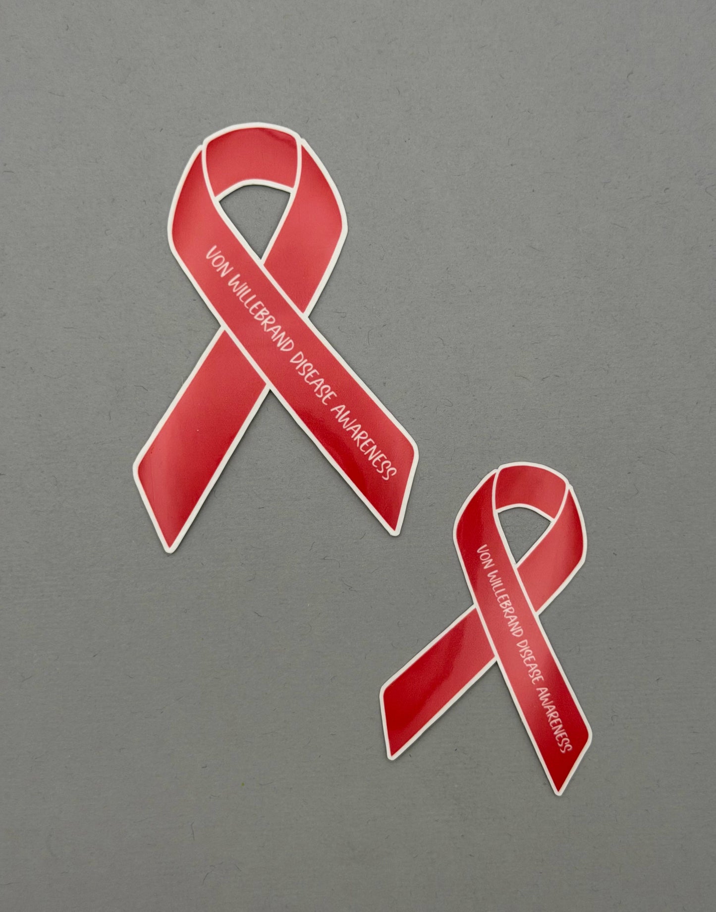 Von Willebrand Disease Awareness Ribbon Sticker