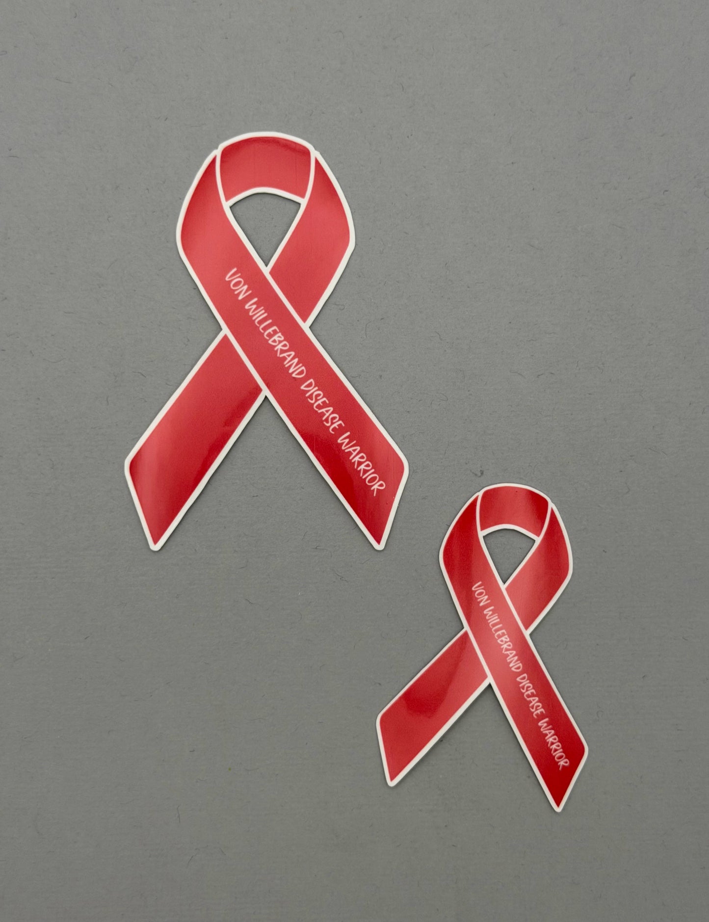 Von Willebrand Disease Warrior Ribbon Sticker