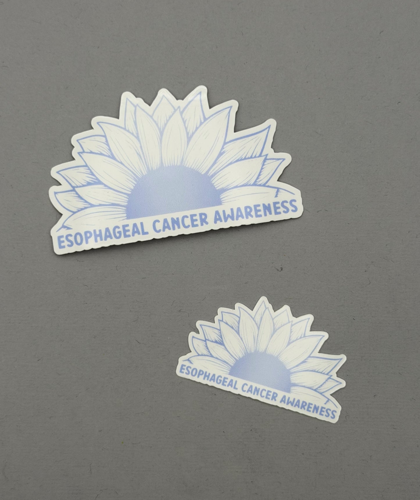 Esophageal Cancer Awareness Sunflower Sticker
