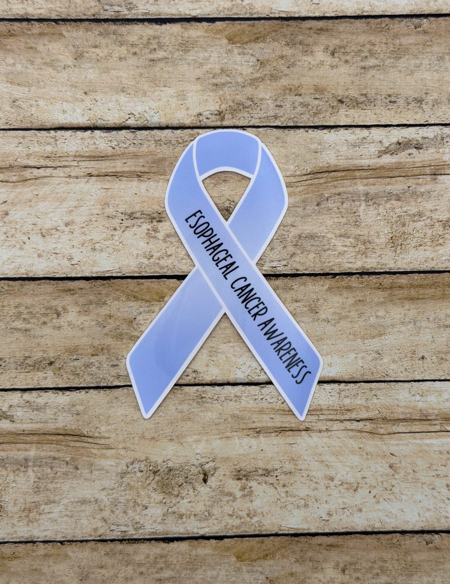 Esophageal Cancer Awareness Ribbon Sticker