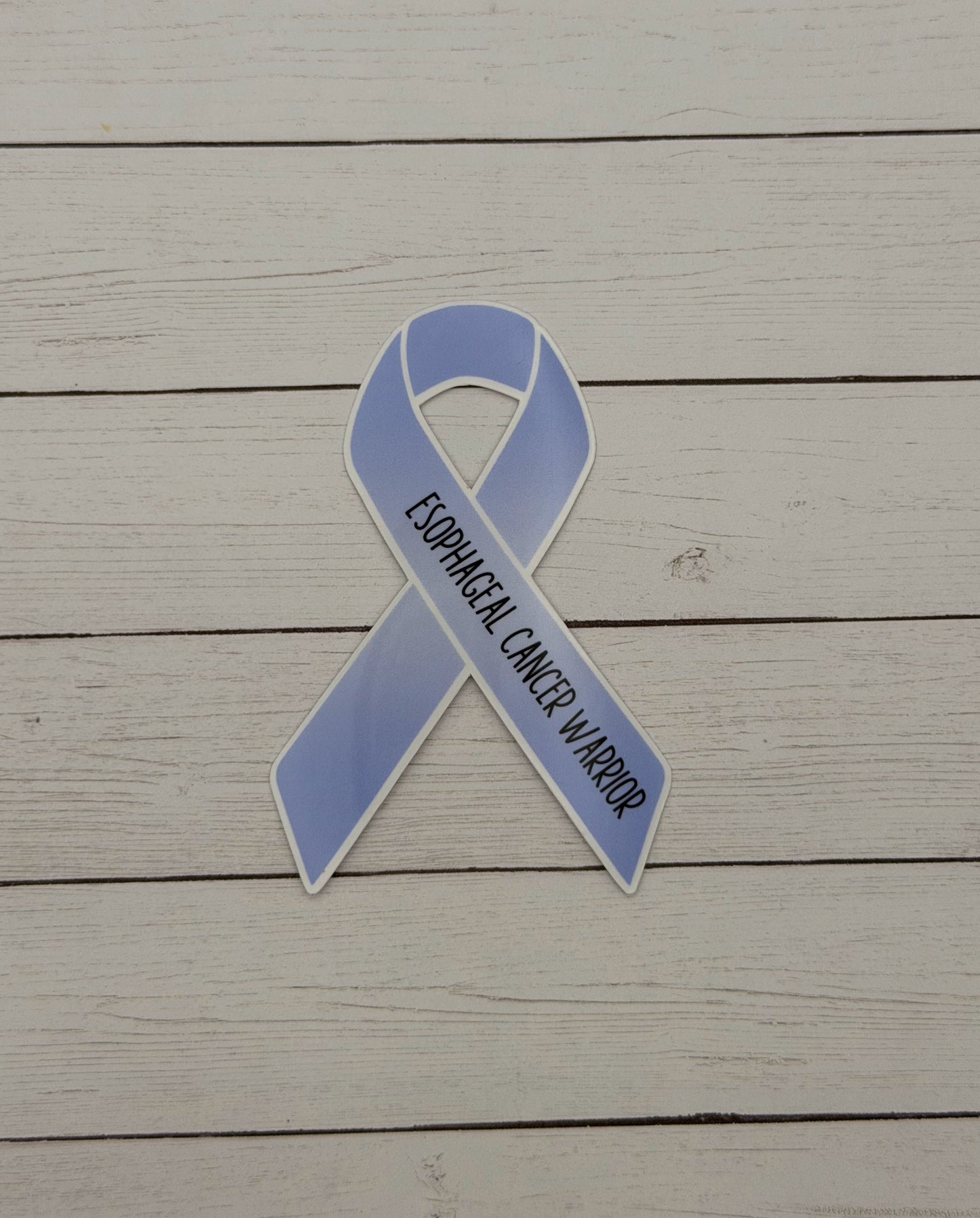 Esophageal Cancer Warrior Ribbon Sticker