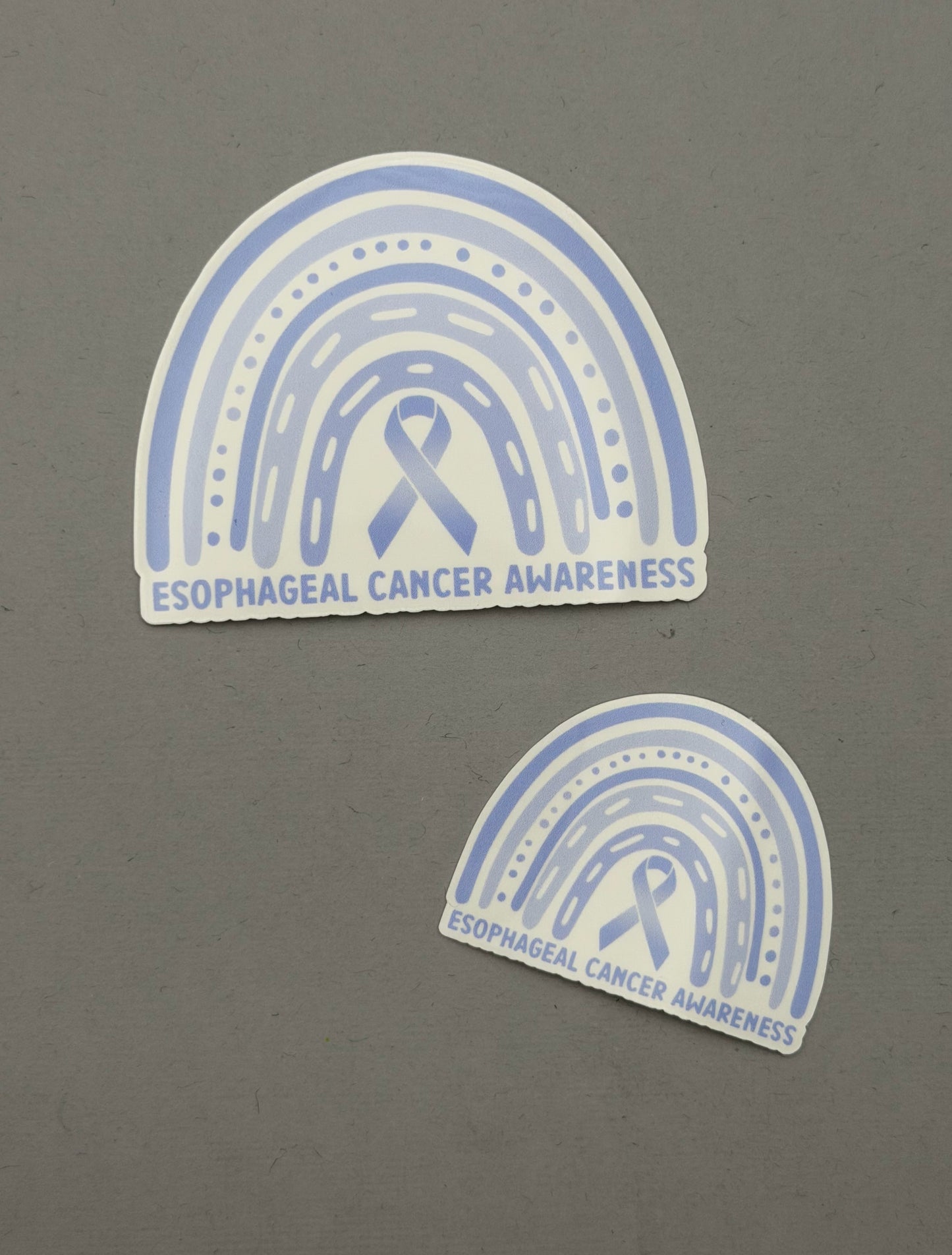 Esophageal Cancer Awareness Rainbow Sticker