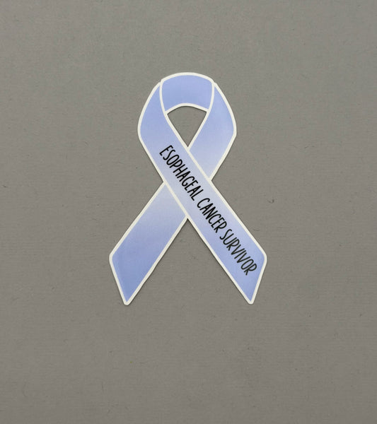 Esophageal Cancer Survivor Ribbon Sticker