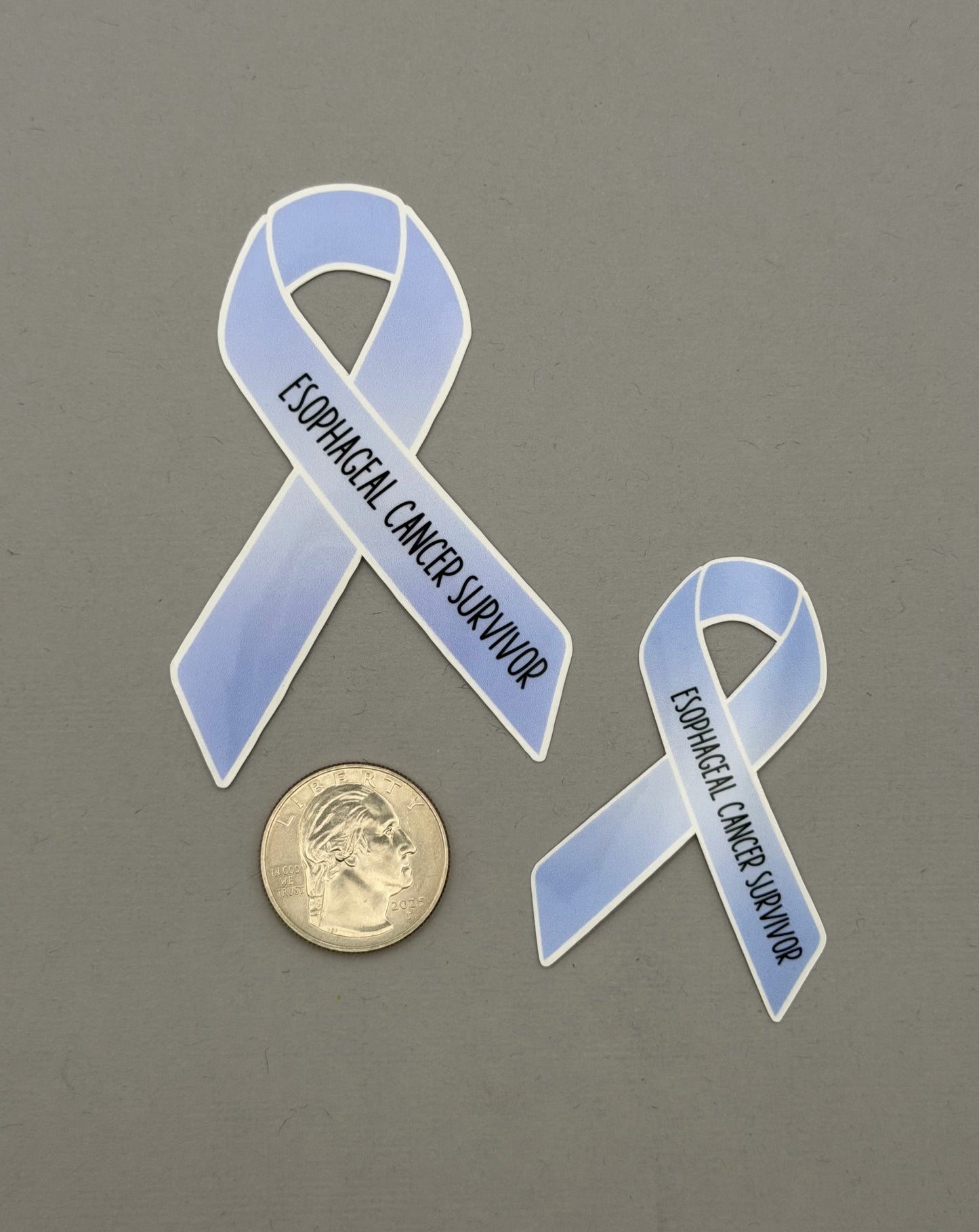Esophageal Cancer Survivor Ribbon Sticker