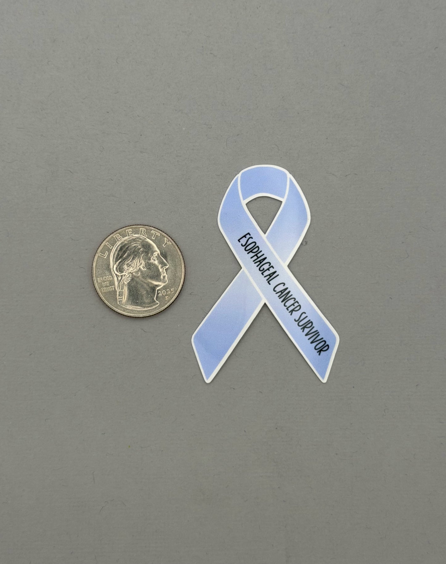 Esophageal Cancer Survivor Ribbon Sticker