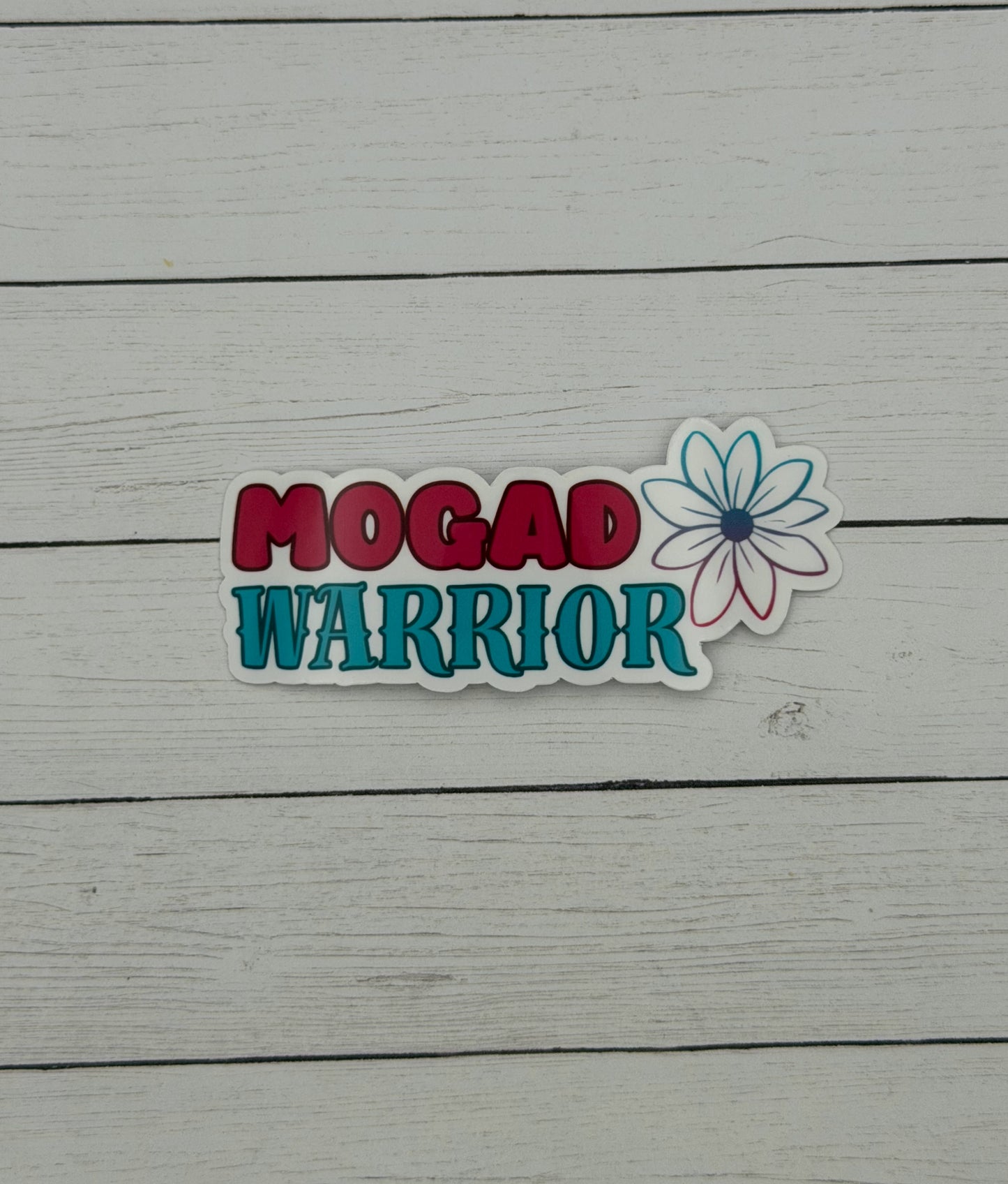 MOGAD Warrior Flower Sticker | MOG Antibody Disease