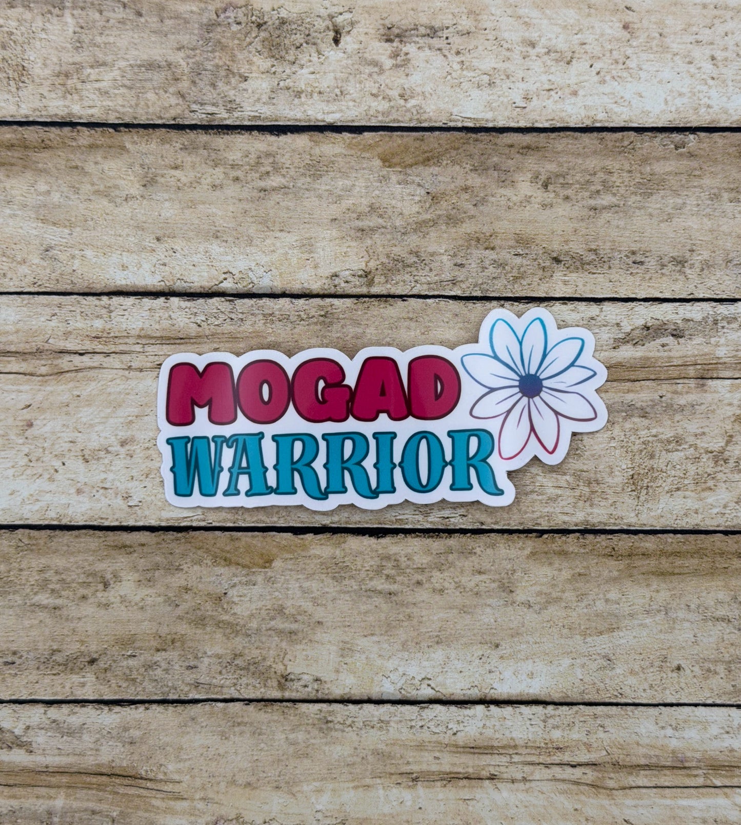 MOGAD Warrior Flower Sticker | MOG Antibody Disease