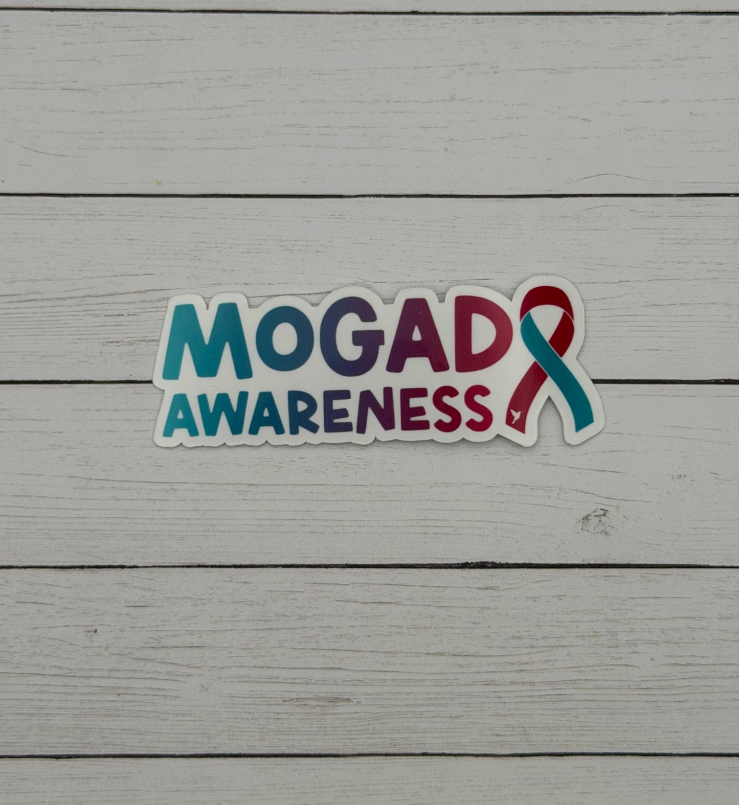 MOGAD Awareness with Ribbon Sticker | MOG Antibody Disease