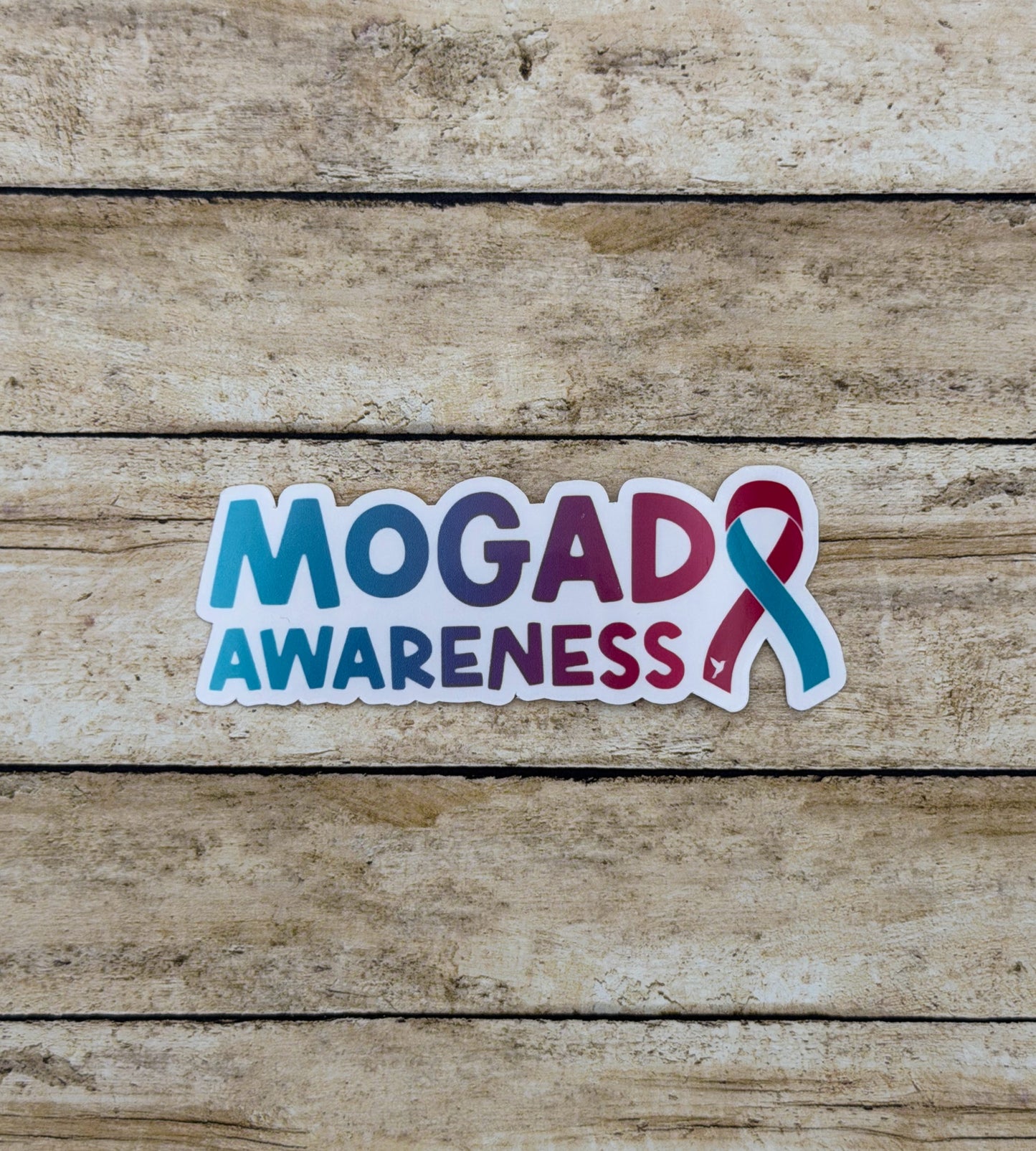 MOGAD Awareness with Ribbon Sticker | MOG Antibody Disease