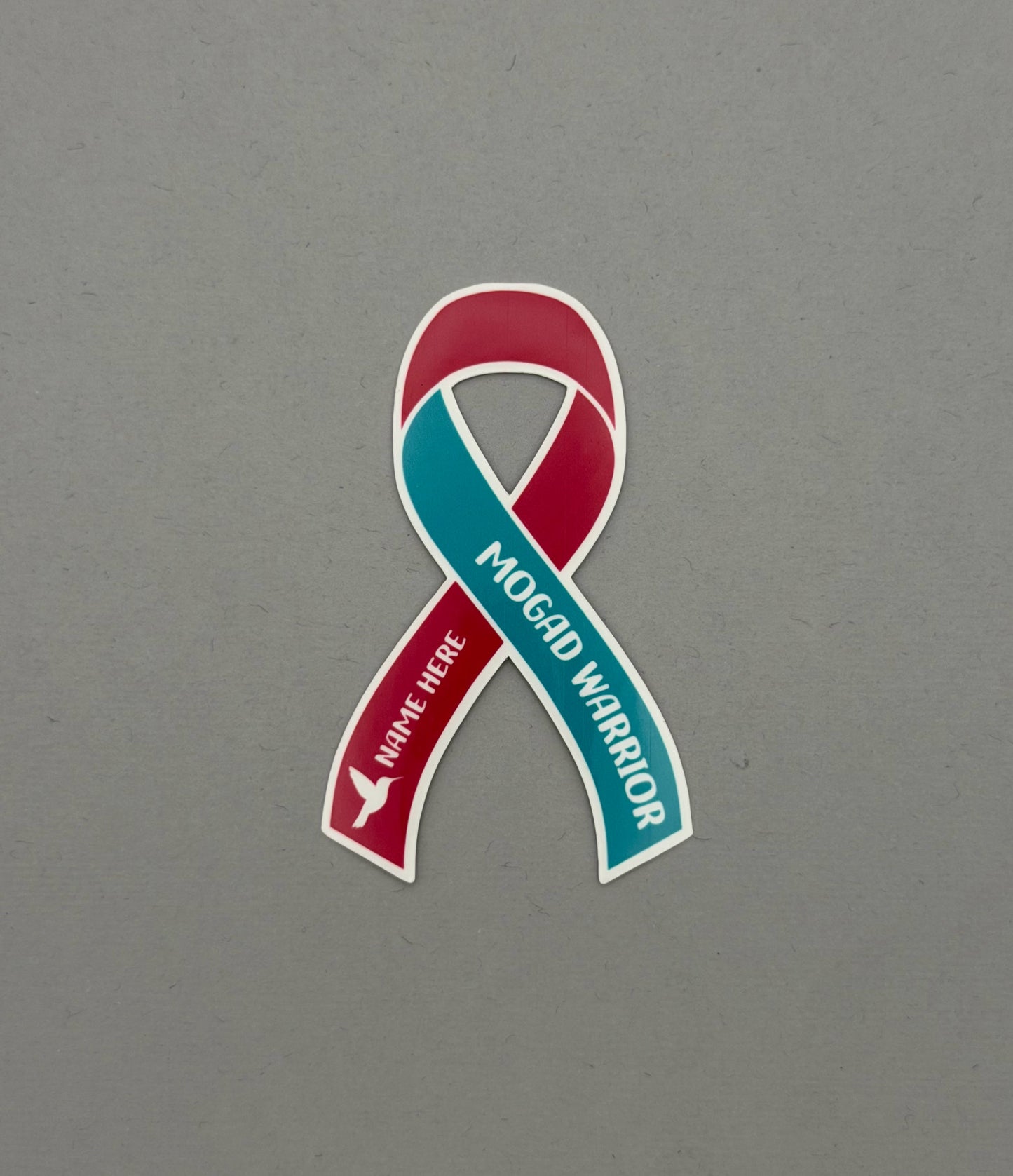 MOGAD Warrior Custom Ribbon Sticker | MOG Antibody Disease