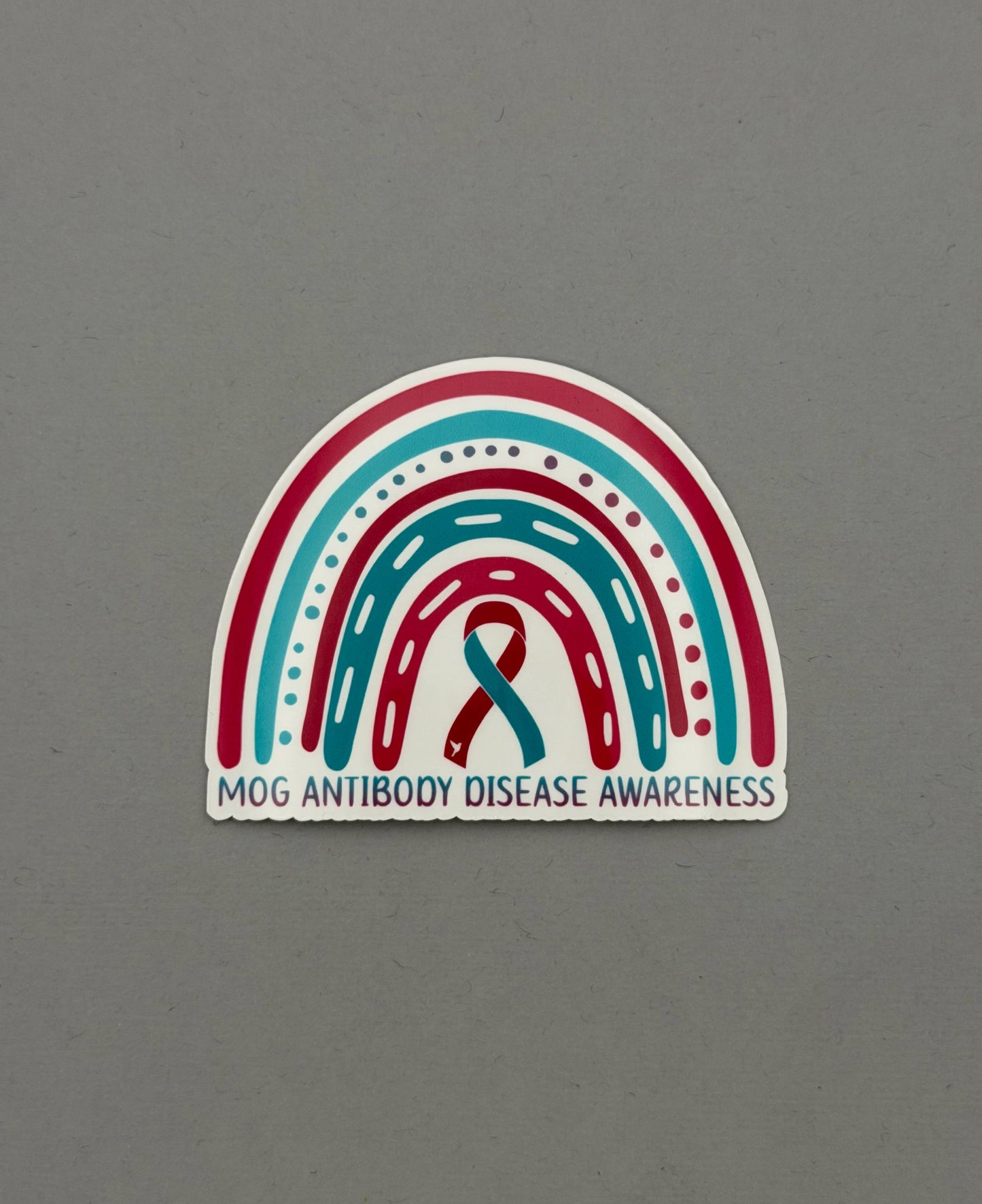 MOG Antibody Disease Awareness Rainbow Sticker | MOGAD