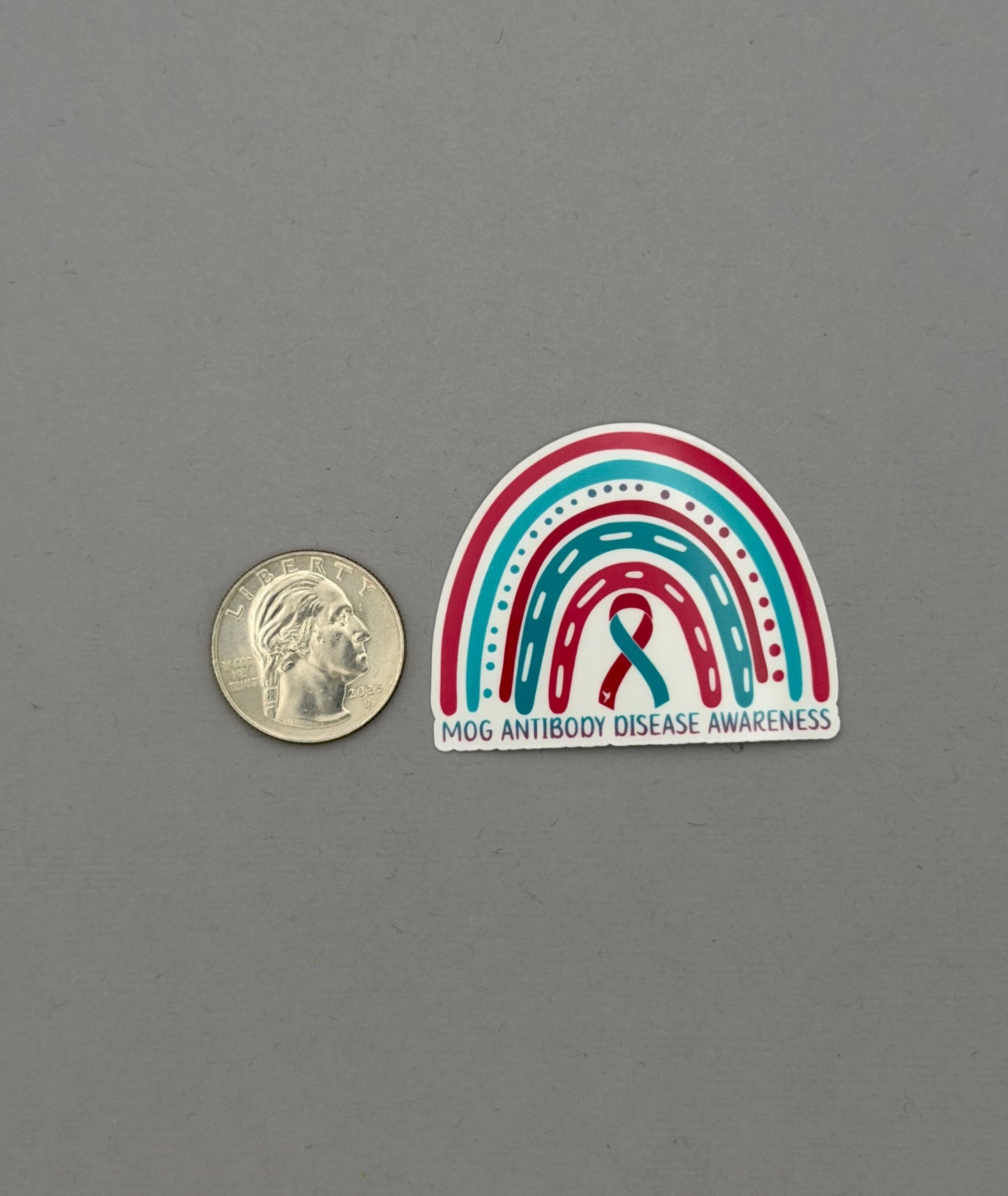 MOG Antibody Disease Awareness Rainbow Sticker | MOGAD