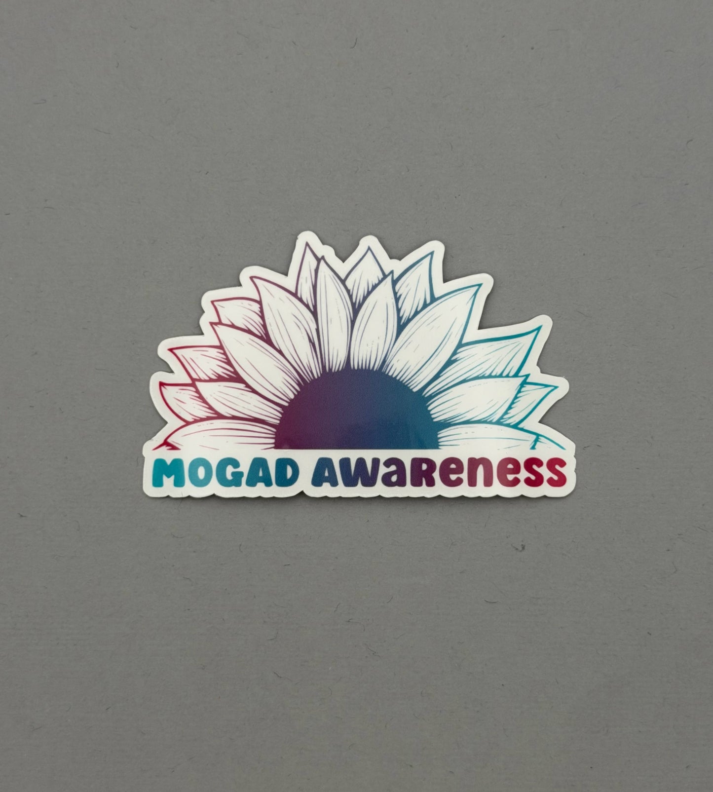 MOGAD Awareness Sunflower Sticker | MOG Antibody Disease