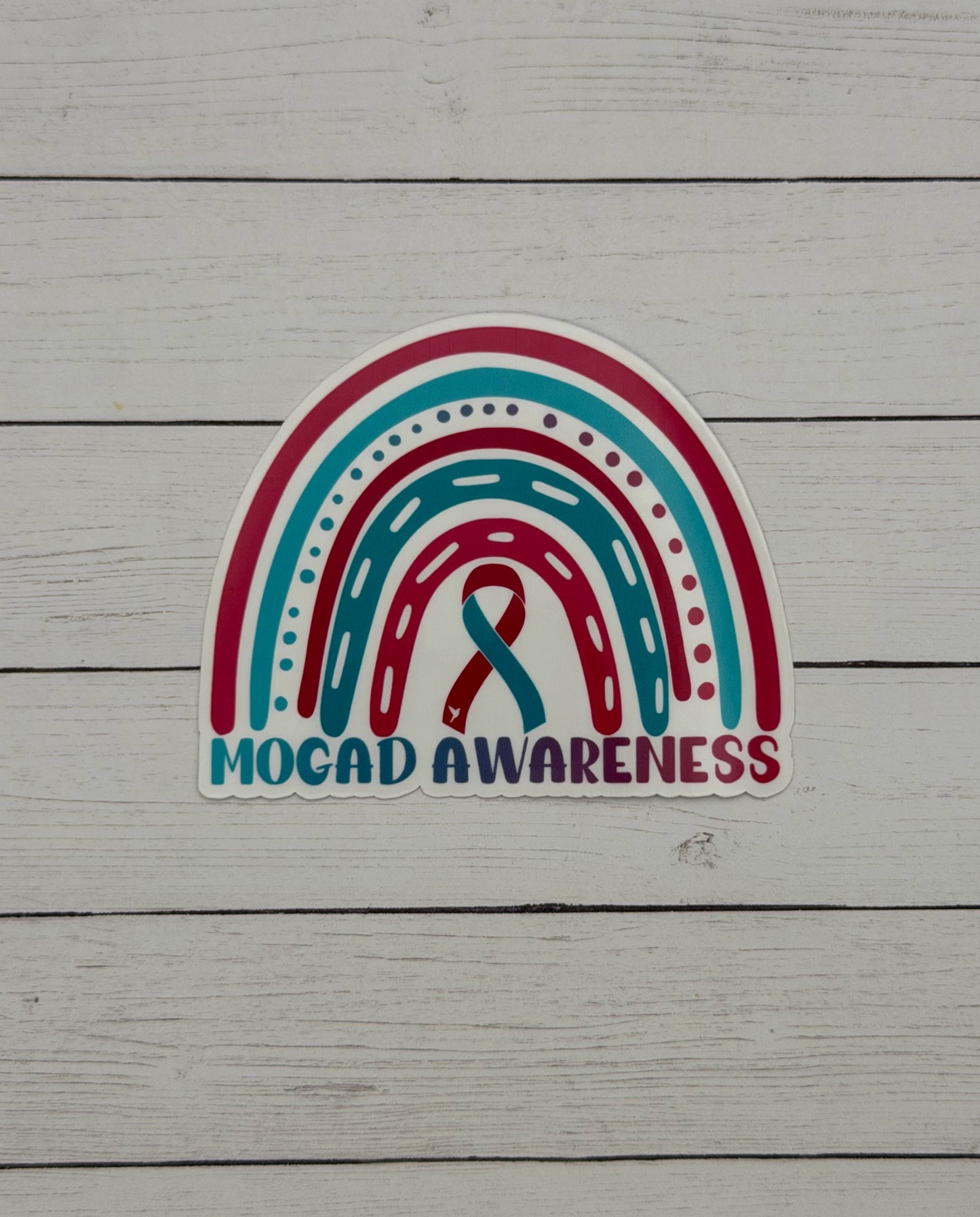 MOGAD Awareness Rainbow Sticker | MOG Antibody Disease