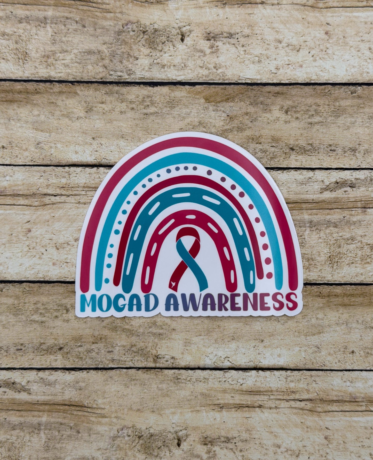 MOGAD Awareness Rainbow Sticker | MOG Antibody Disease