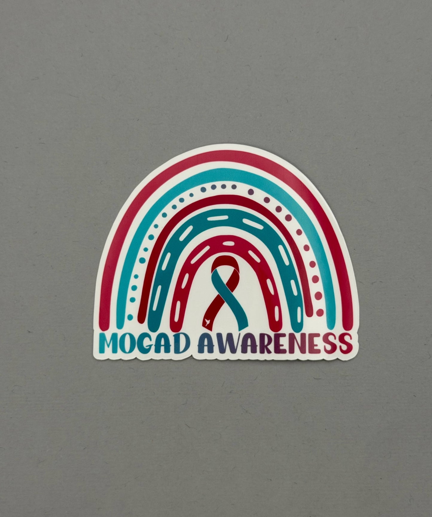 MOGAD Awareness Rainbow Sticker | MOG Antibody Disease