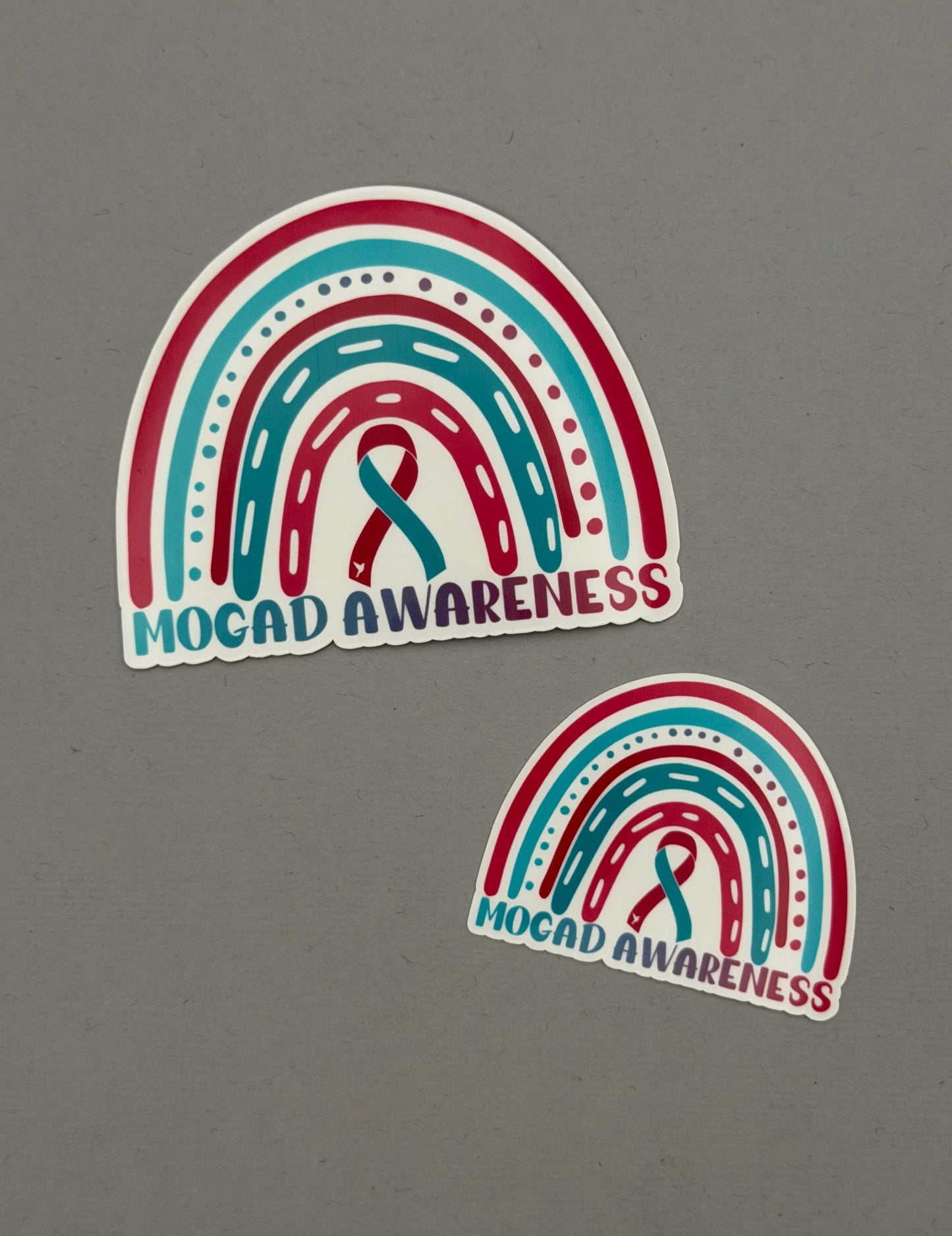 MOGAD Awareness Rainbow Sticker | MOG Antibody Disease