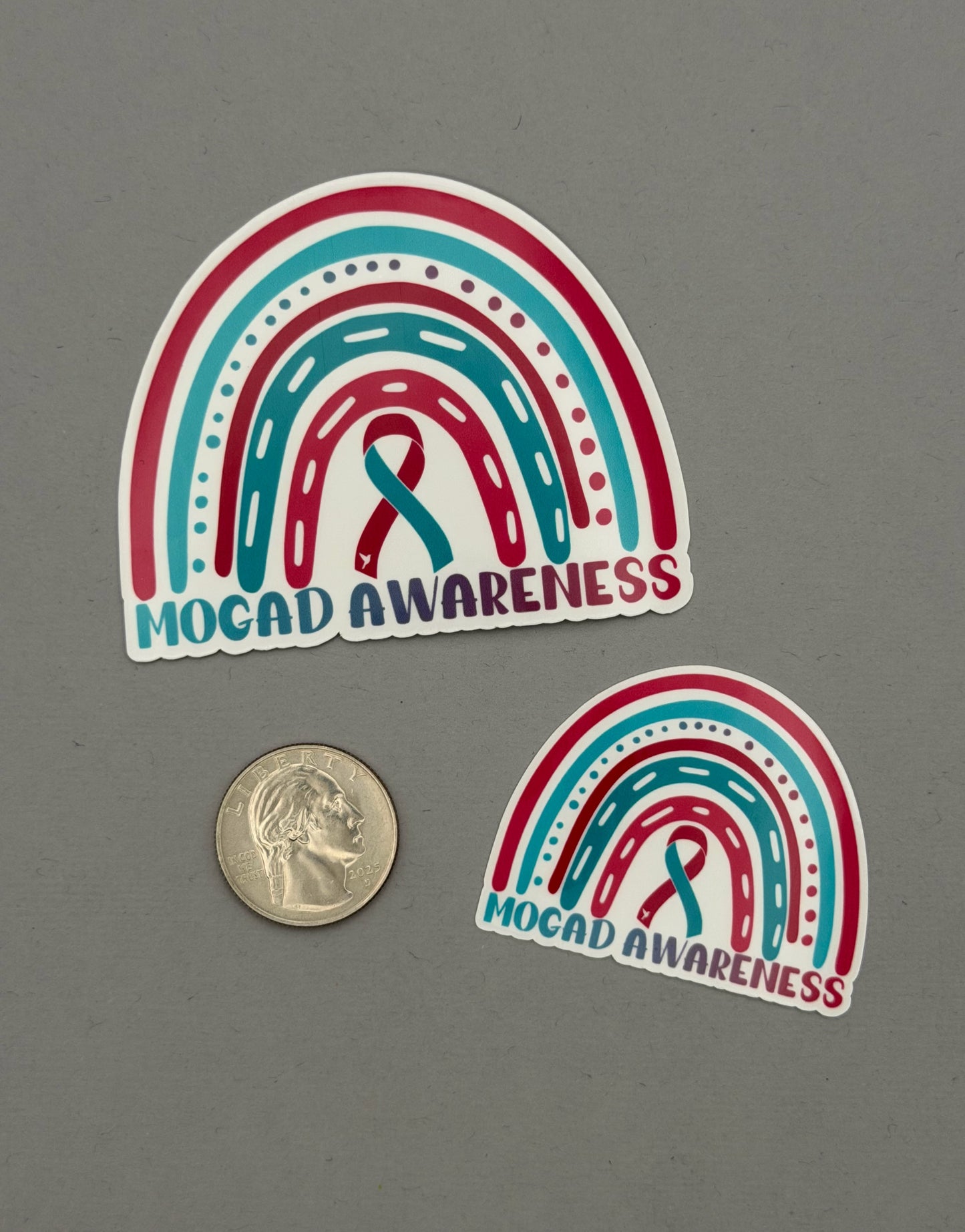 MOGAD Awareness Rainbow Sticker | MOG Antibody Disease