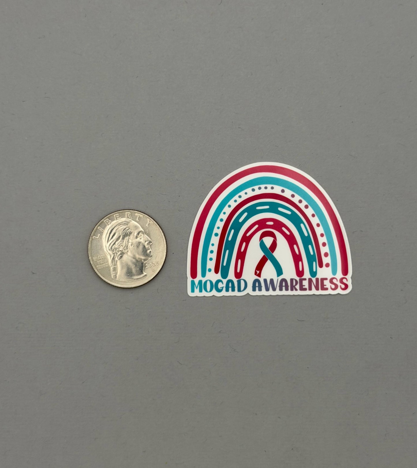 MOGAD Awareness Rainbow Sticker | MOG Antibody Disease