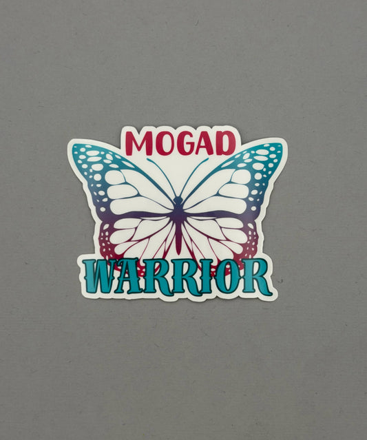 MOGAD Warrior Butterfly Sticker | MOG Antibody Disease