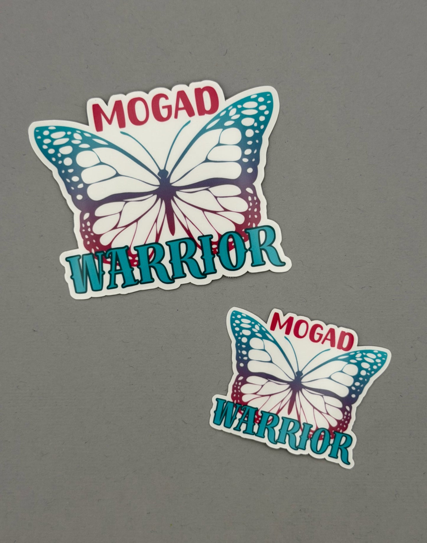 MOGAD Warrior Butterfly Sticker | MOG Antibody Disease
