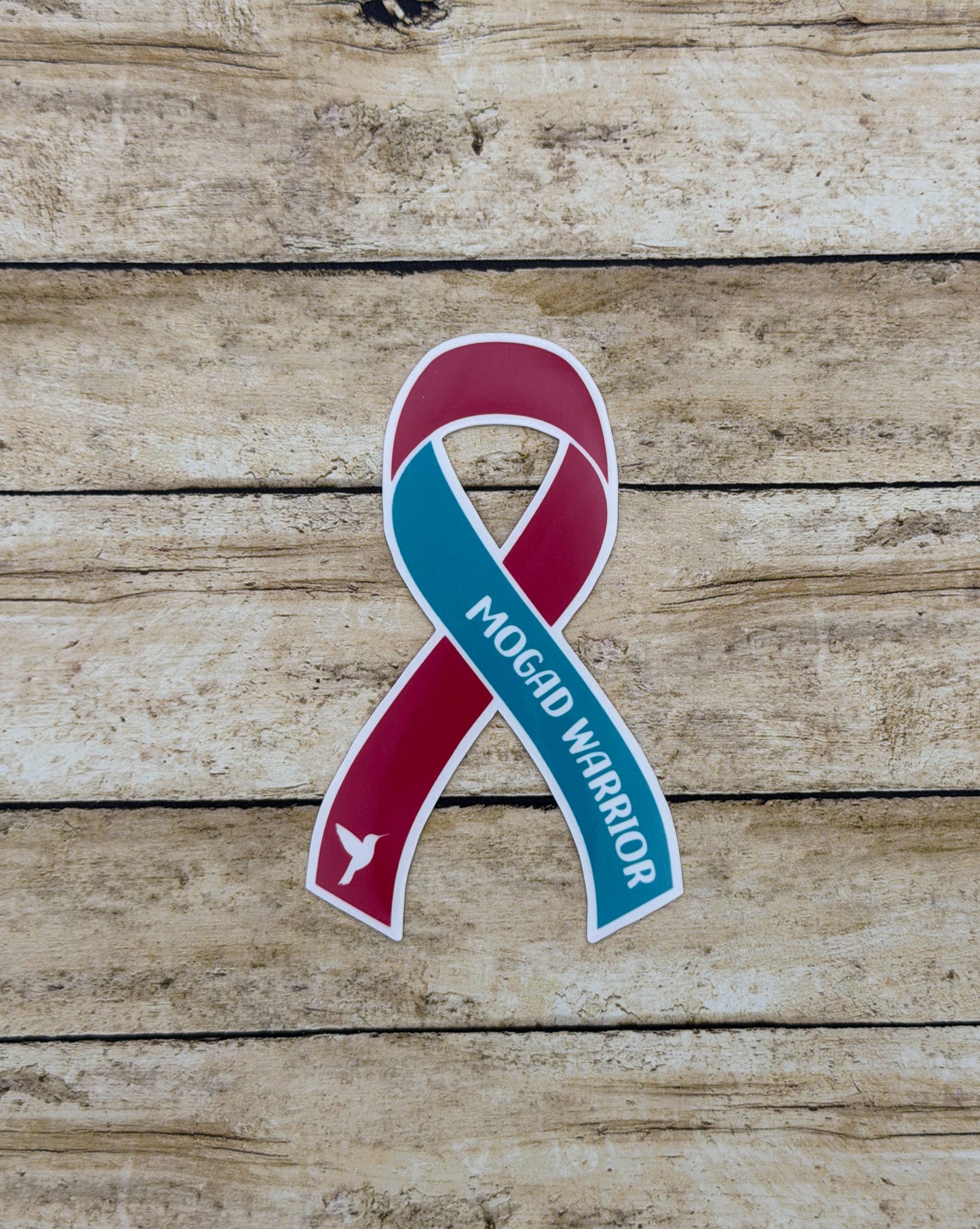 MOGAD Warrior Ribbon Sticker | MOG Antibody Disease