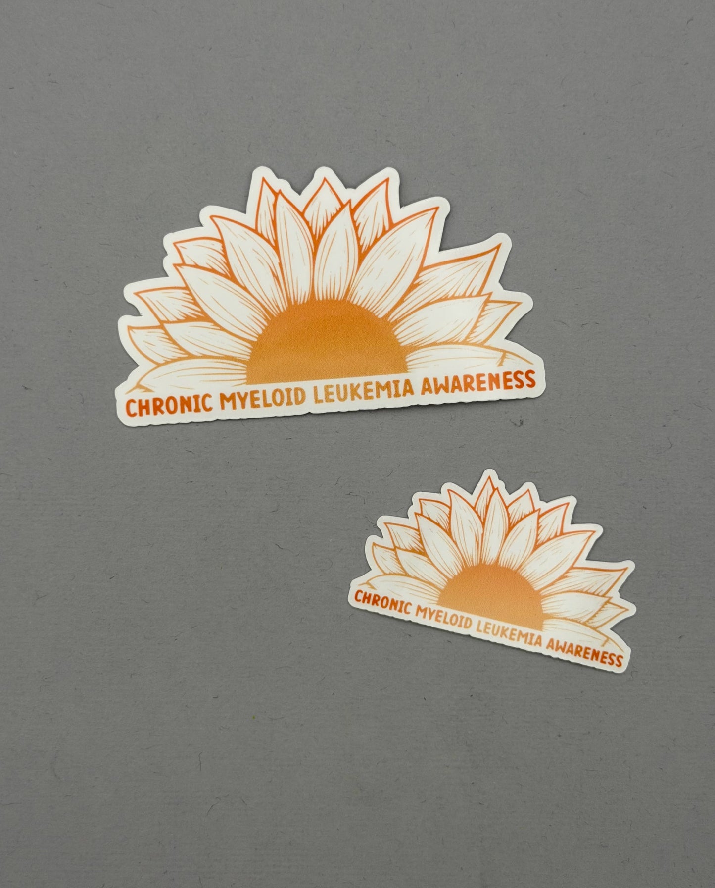Chronic Myeloid Leukemia Awareness Sunflower Sticker