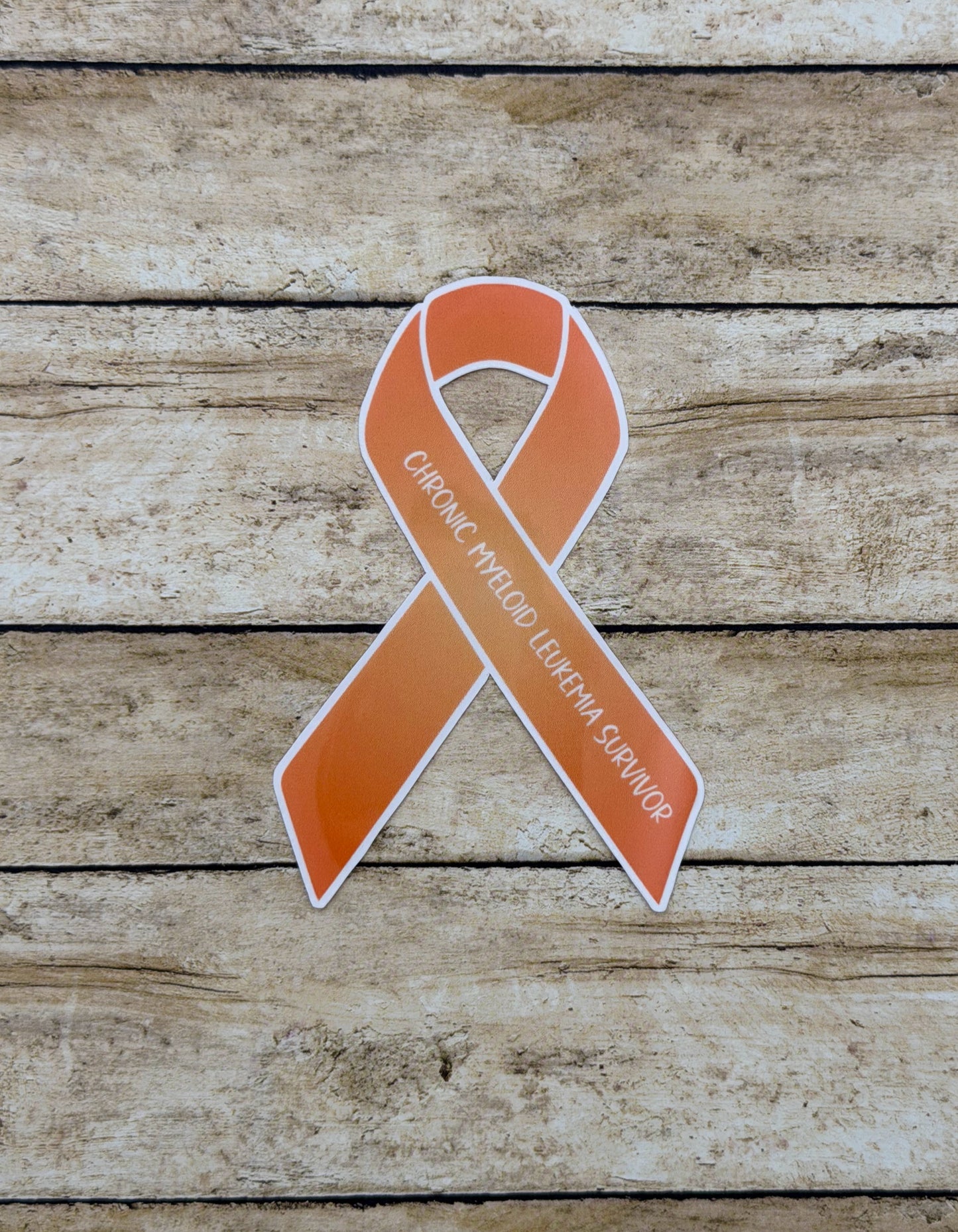Chronic Myeloid Leukemia Survivor Ribbon Sticker