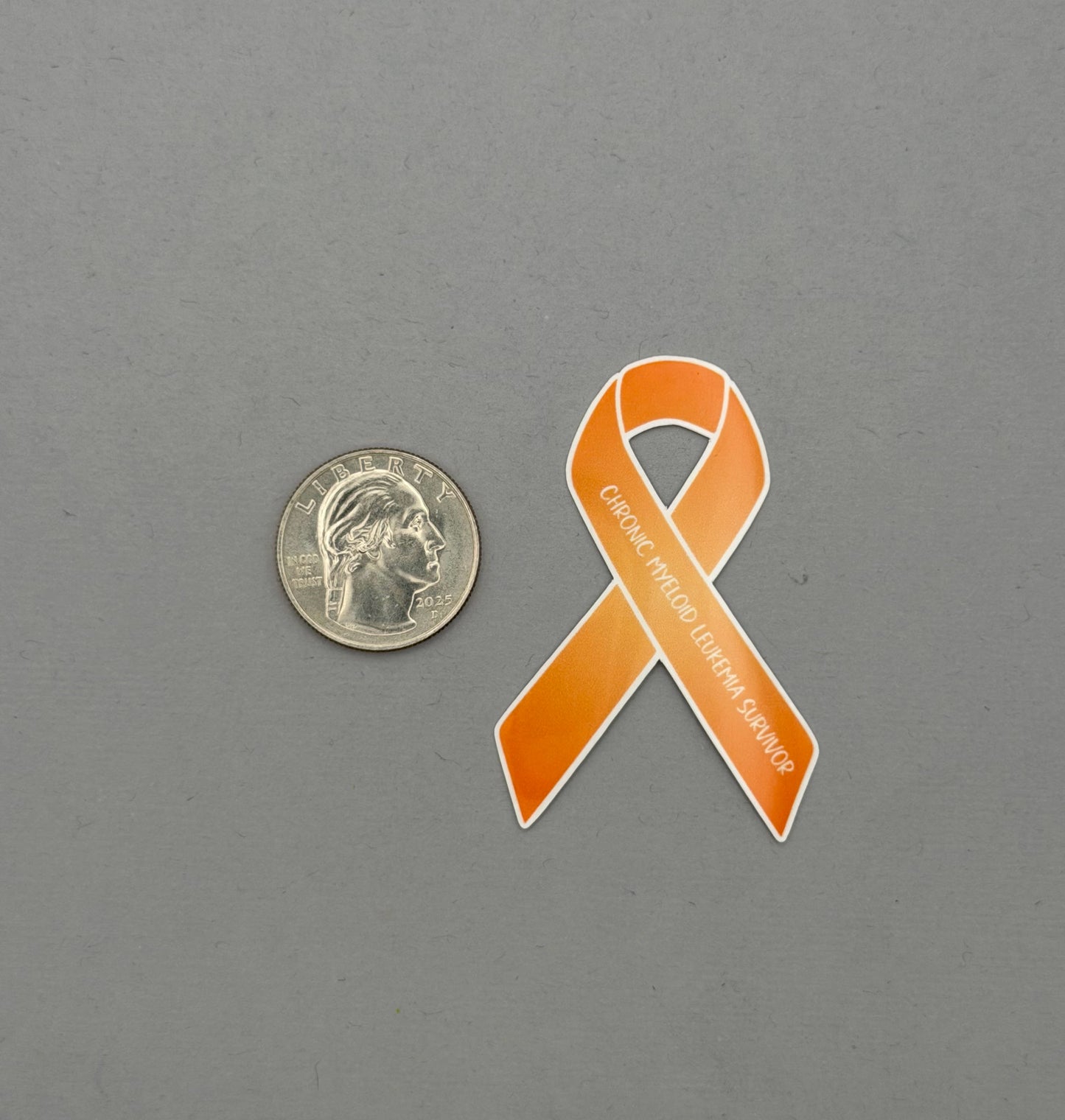 Chronic Myeloid Leukemia Survivor Ribbon Sticker