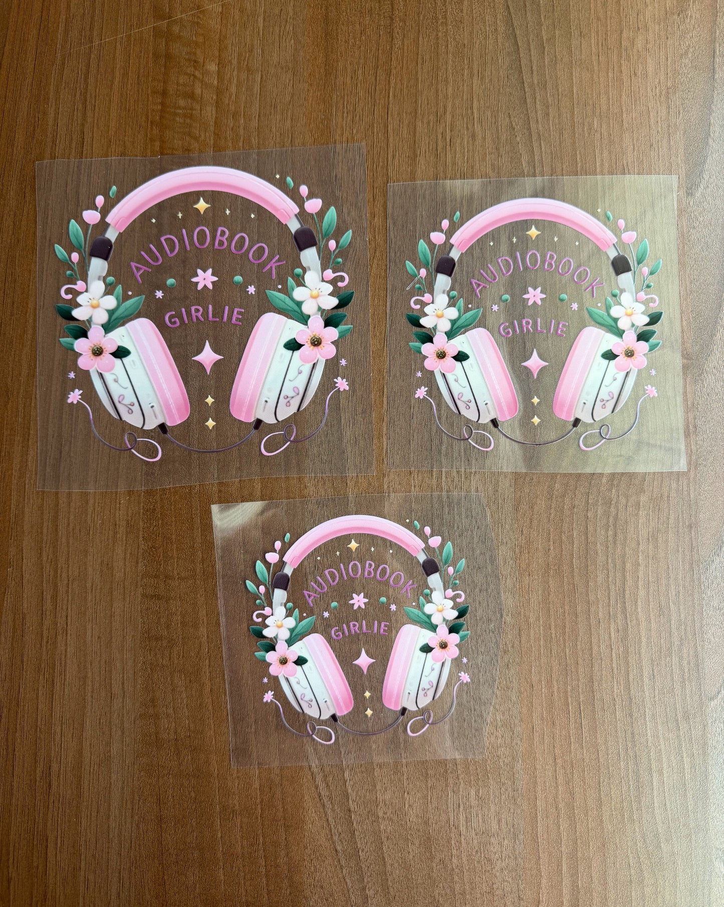 Pink Audiobook Girlie Car Decal