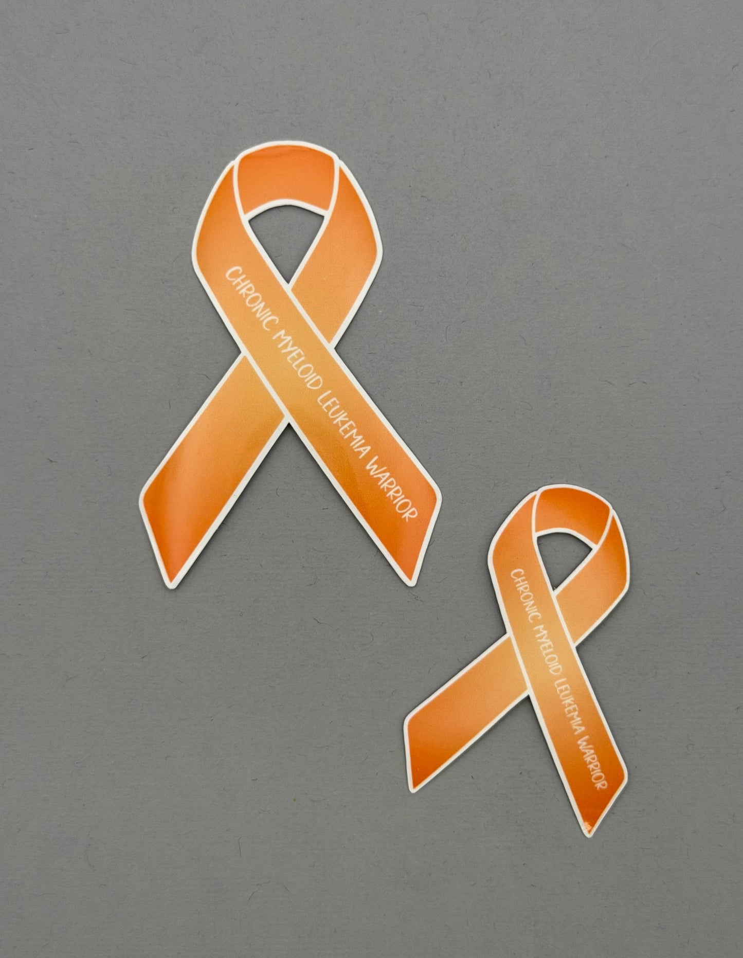 Chronic Myeloid Leukemia Warrior Ribbon Sticker