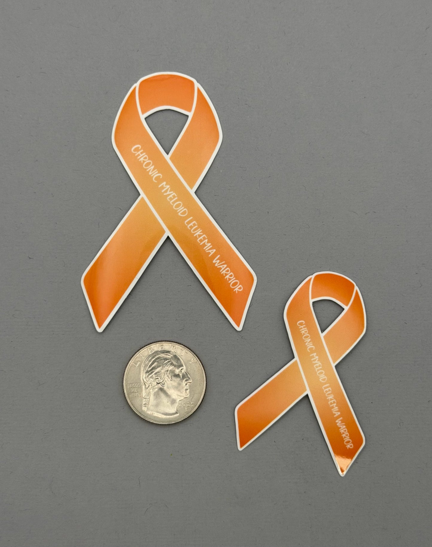 Chronic Myeloid Leukemia Warrior Ribbon Sticker