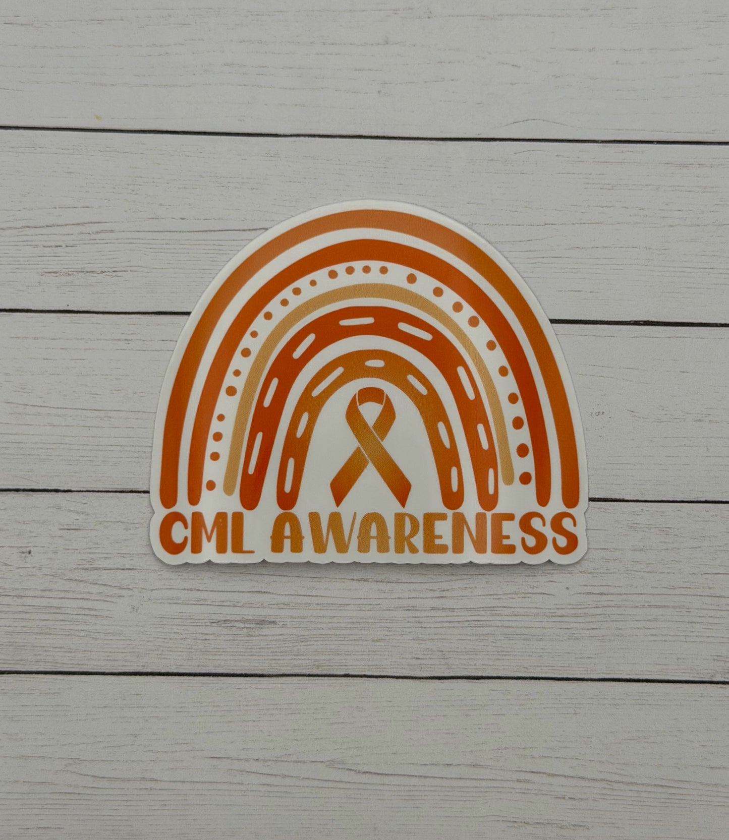 CML Awareness Rainbow Sticker | Chronic Myeloid Leukemia