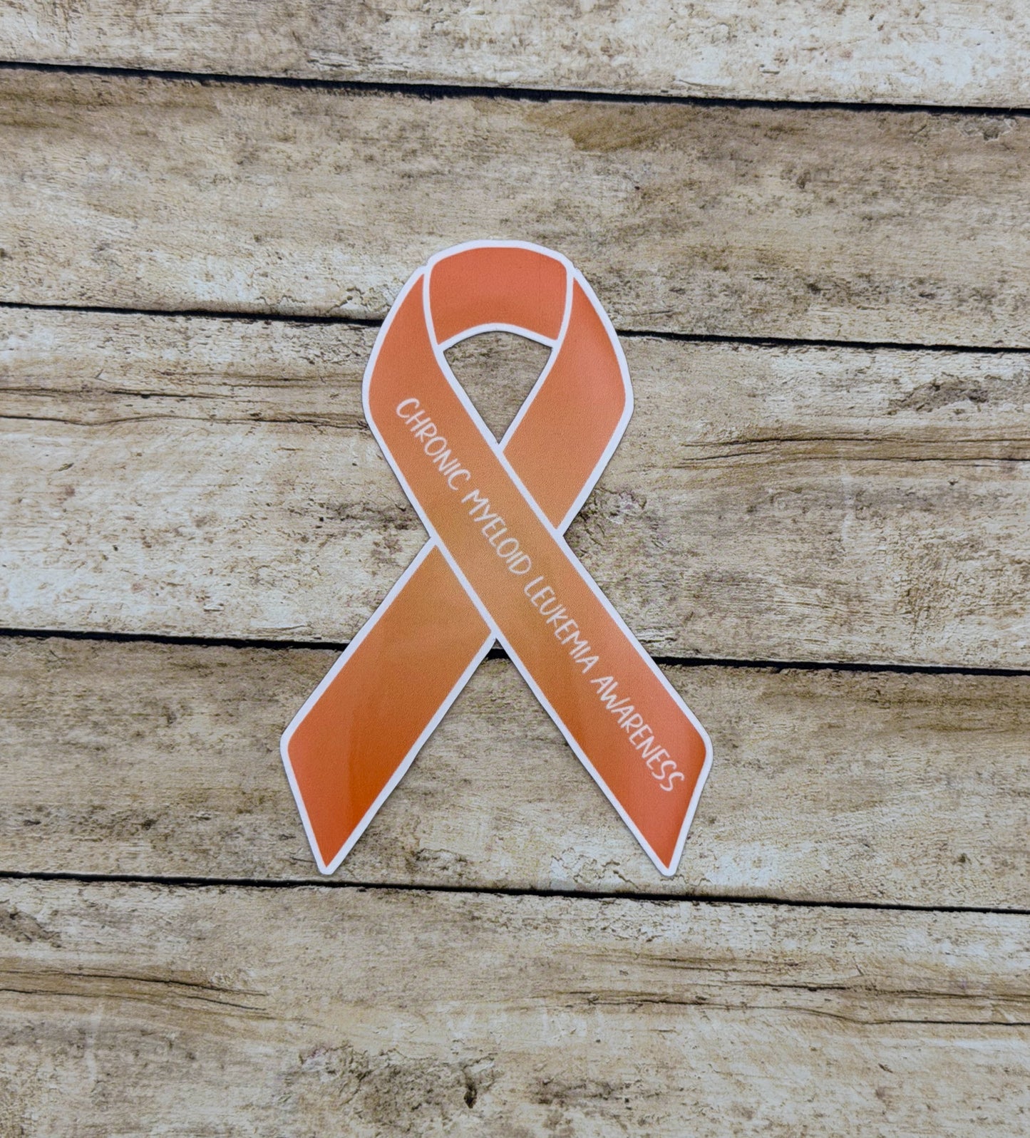 Chronic Myeloid Leukemia Awareness Ribbon Sticker