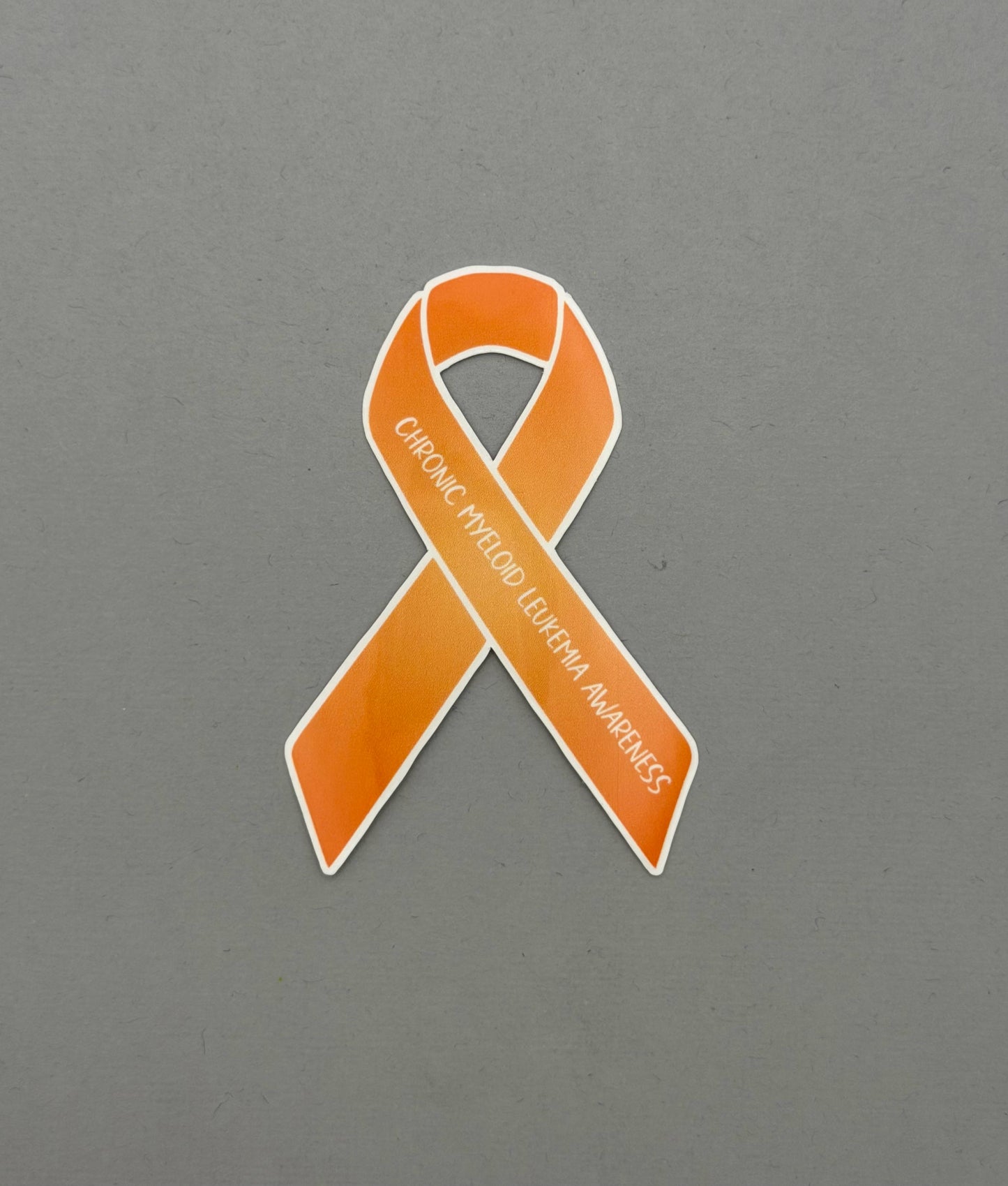 Chronic Myeloid Leukemia Awareness Ribbon Sticker