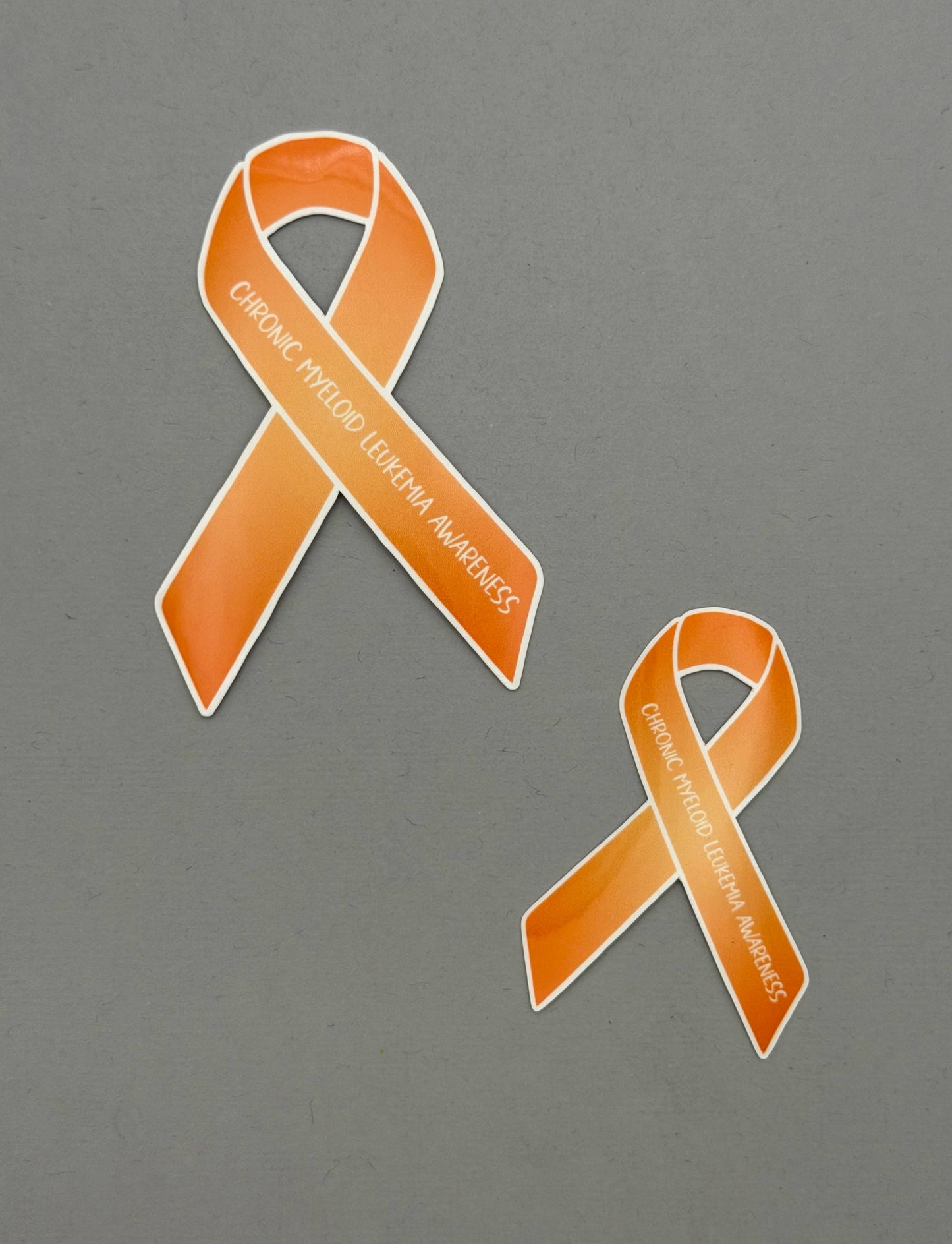Chronic Myeloid Leukemia Awareness Ribbon Sticker