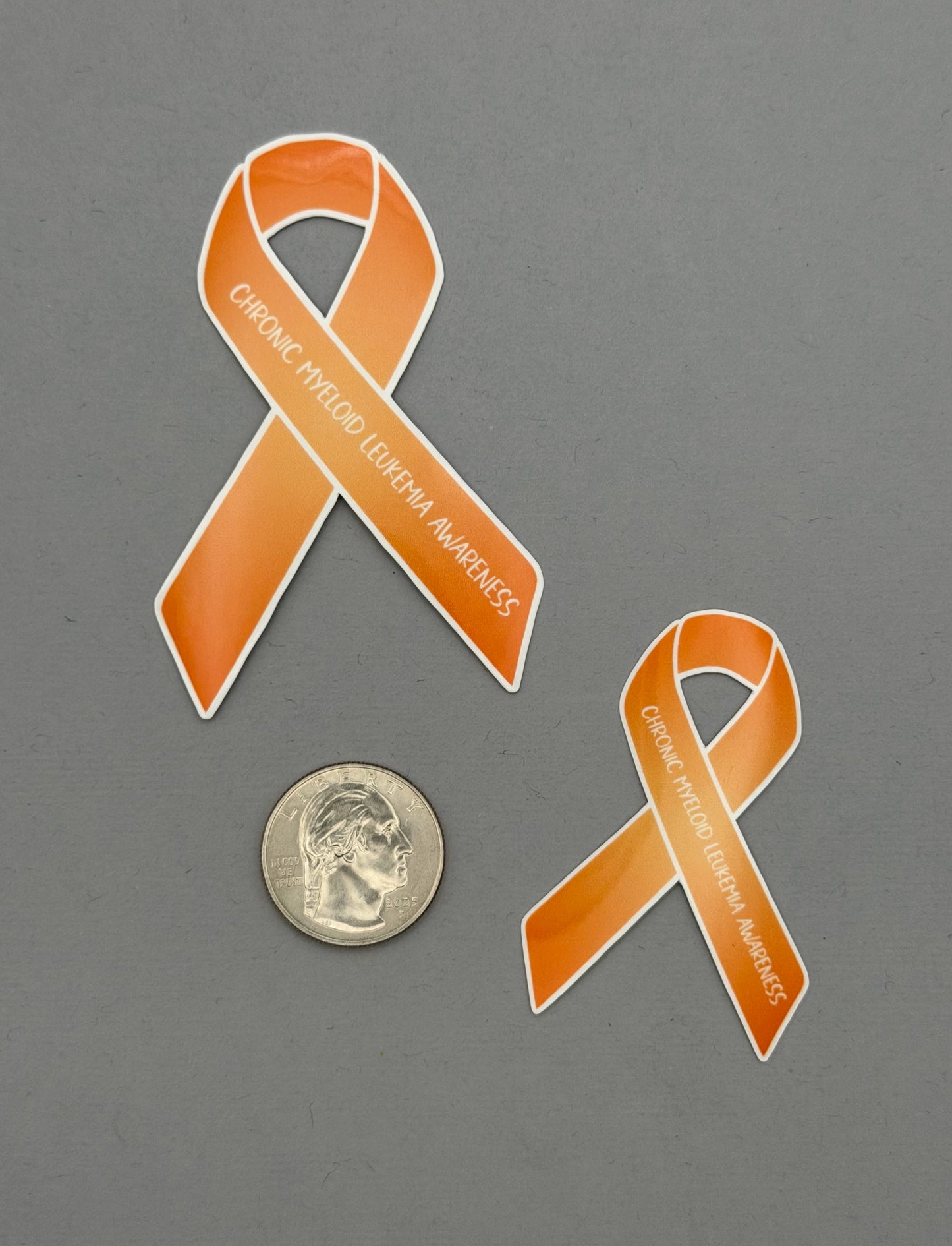 Chronic Myeloid Leukemia Awareness Ribbon Sticker