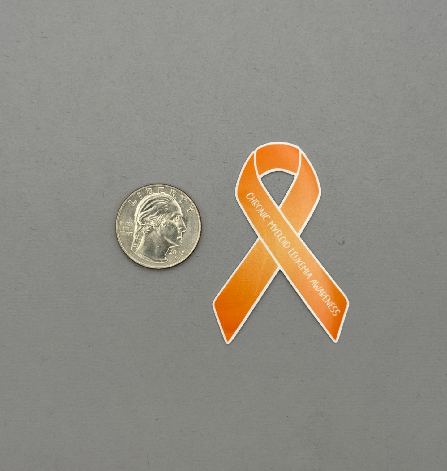 Chronic Myeloid Leukemia Awareness Ribbon Sticker