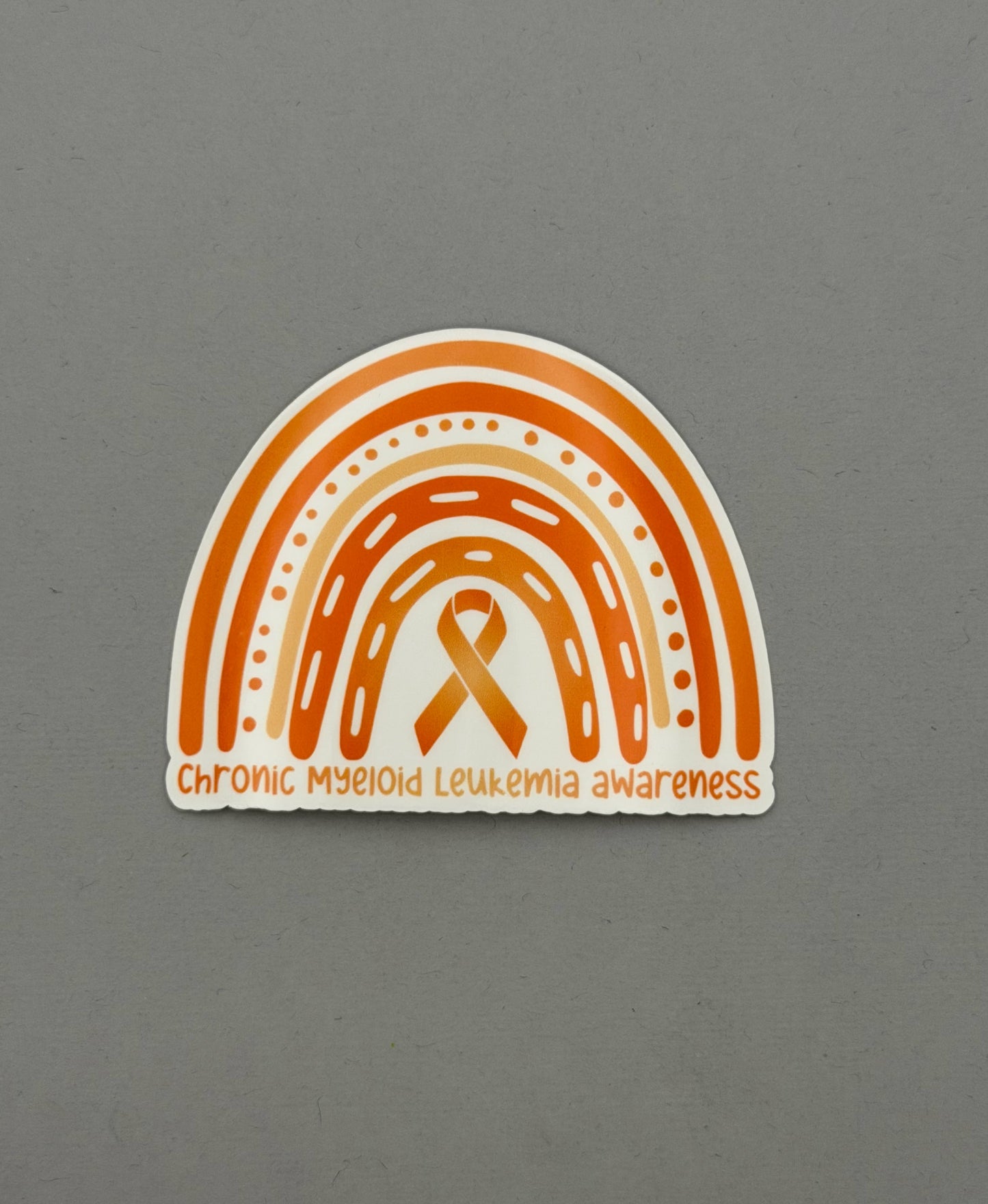 Chronic Myeloid Leukemia Awareness Rainbow Sticker