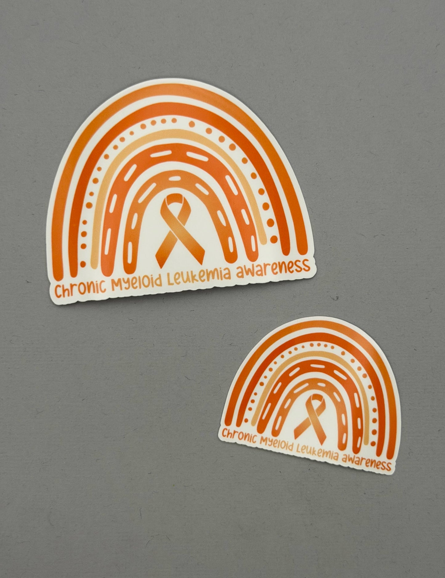 Chronic Myeloid Leukemia Awareness Rainbow Sticker