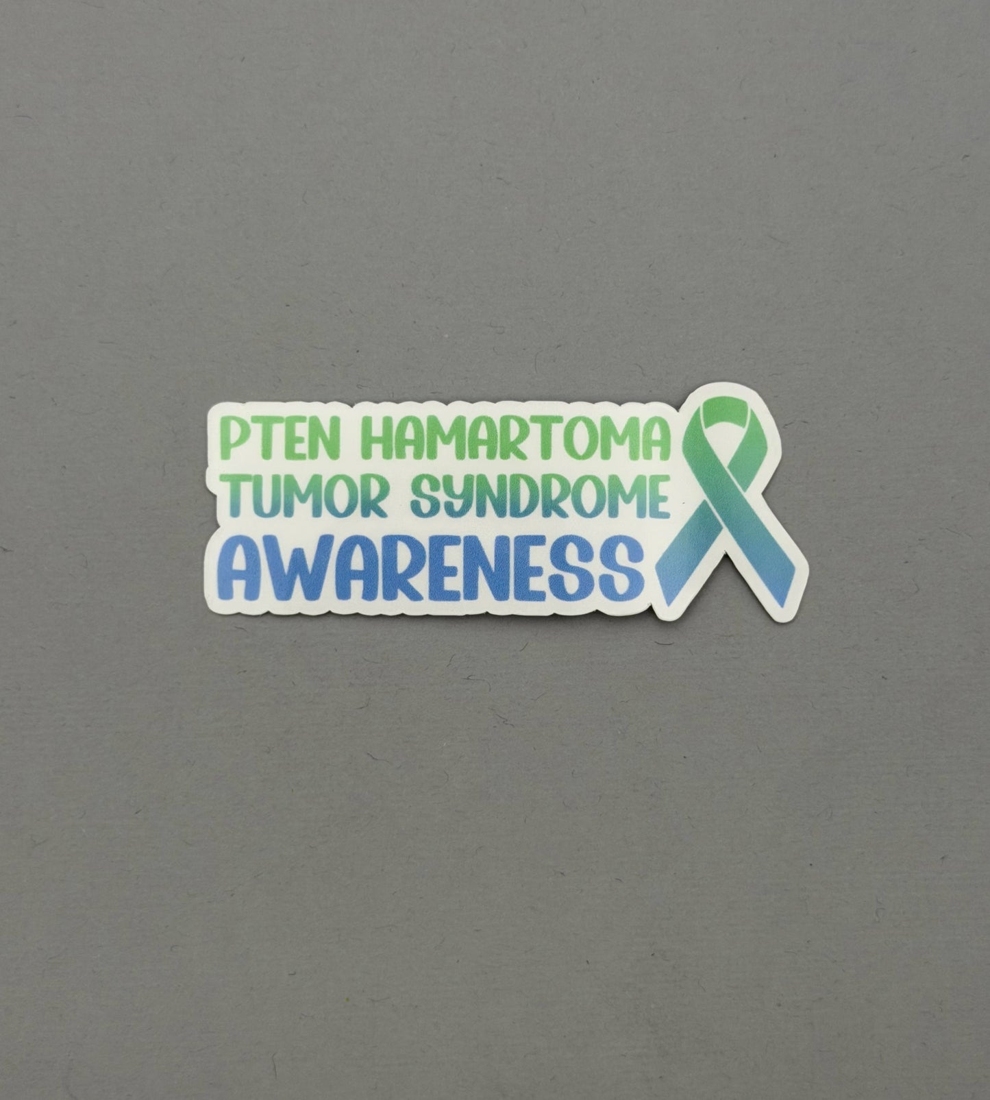 PTEN Hamartoma Tumor Syndrome Awareness with Ribbon Sticker