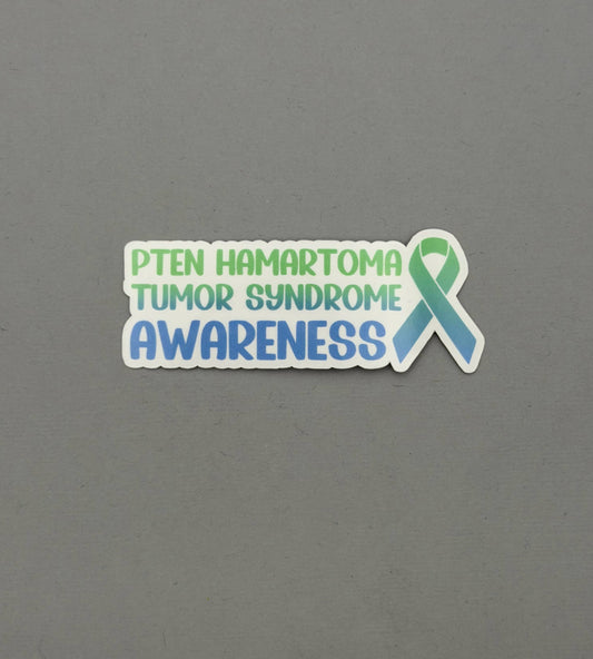 PTEN Hamartoma Tumor Syndrome Awareness with Ribbon Sticker