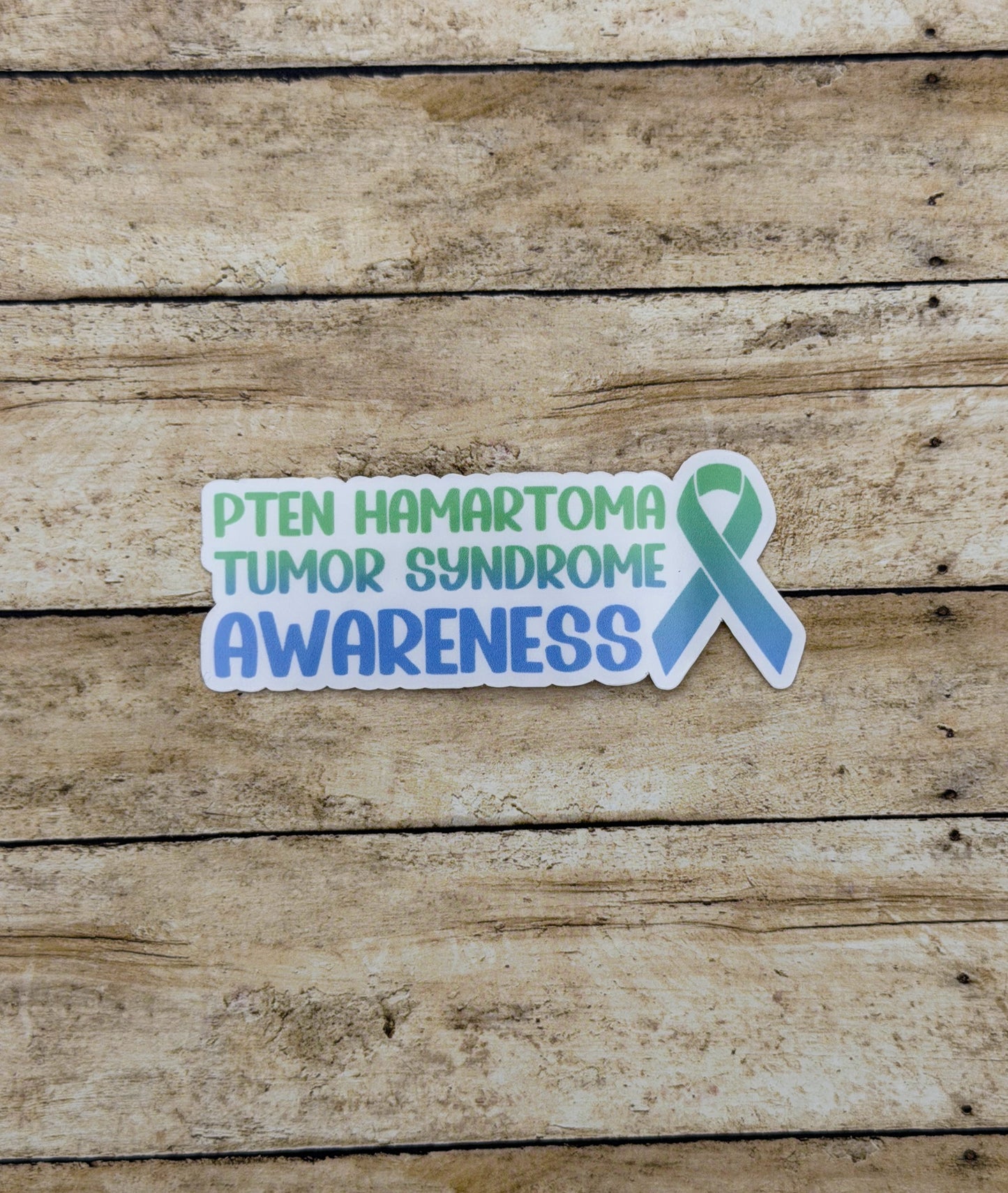PTEN Hamartoma Tumor Syndrome Awareness with Ribbon Sticker