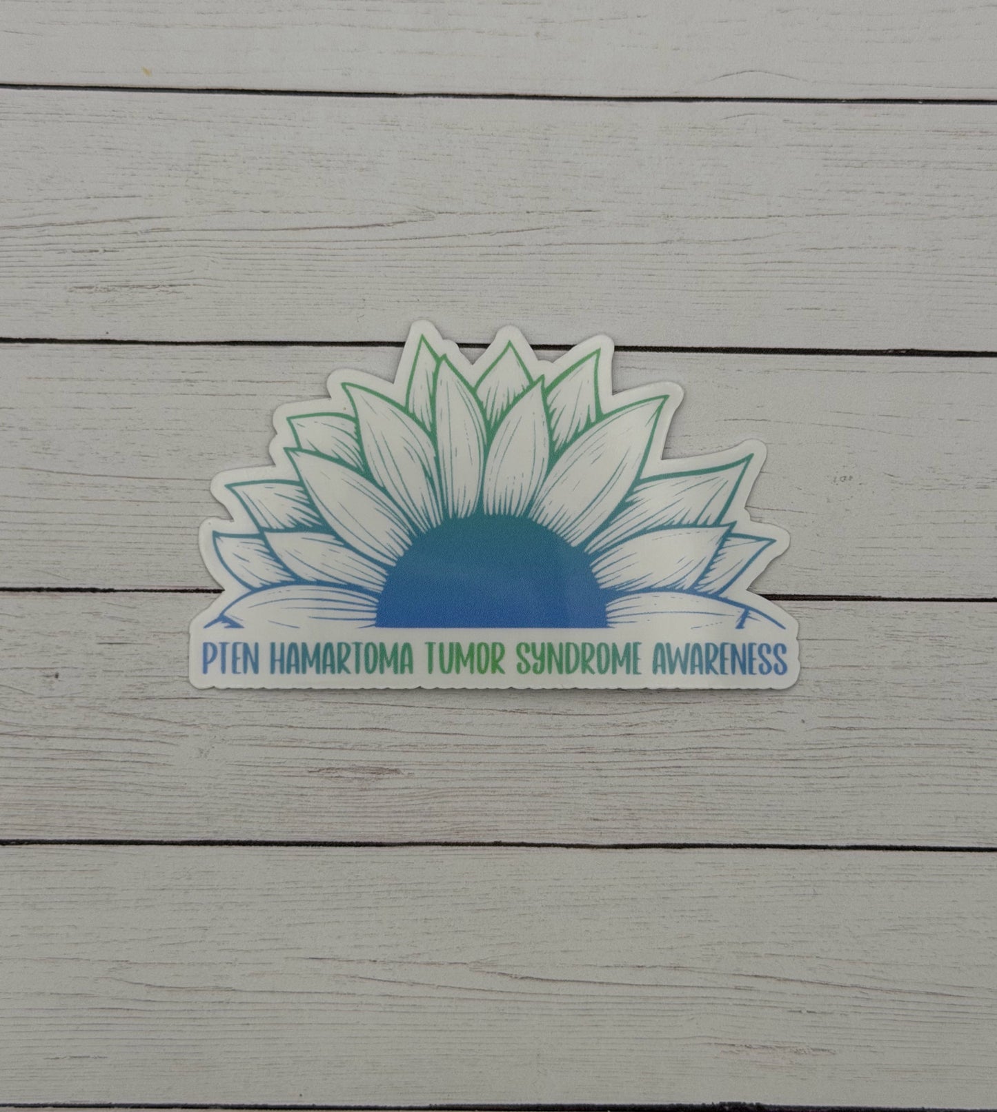 PTEN Hamartoma Tumor Syndrome Awareness Sunflower Sticker