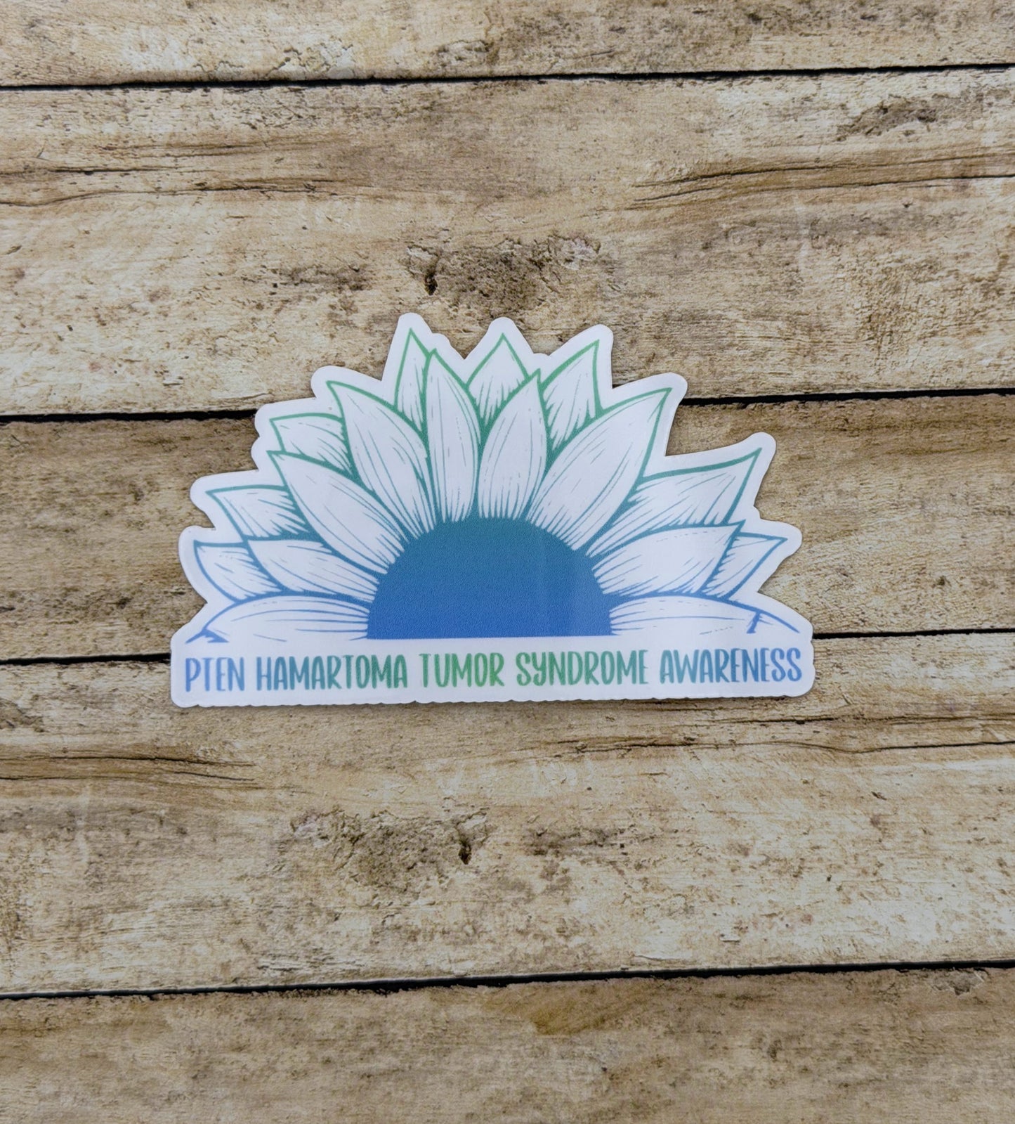 PTEN Hamartoma Tumor Syndrome Awareness Sunflower Sticker