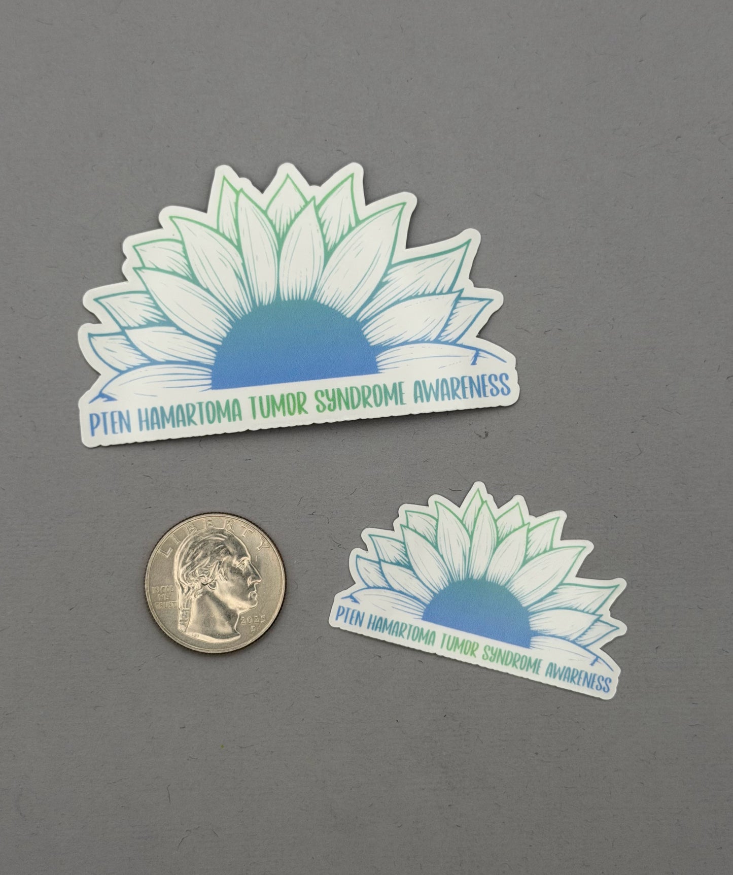 PTEN Hamartoma Tumor Syndrome Awareness Sunflower Sticker