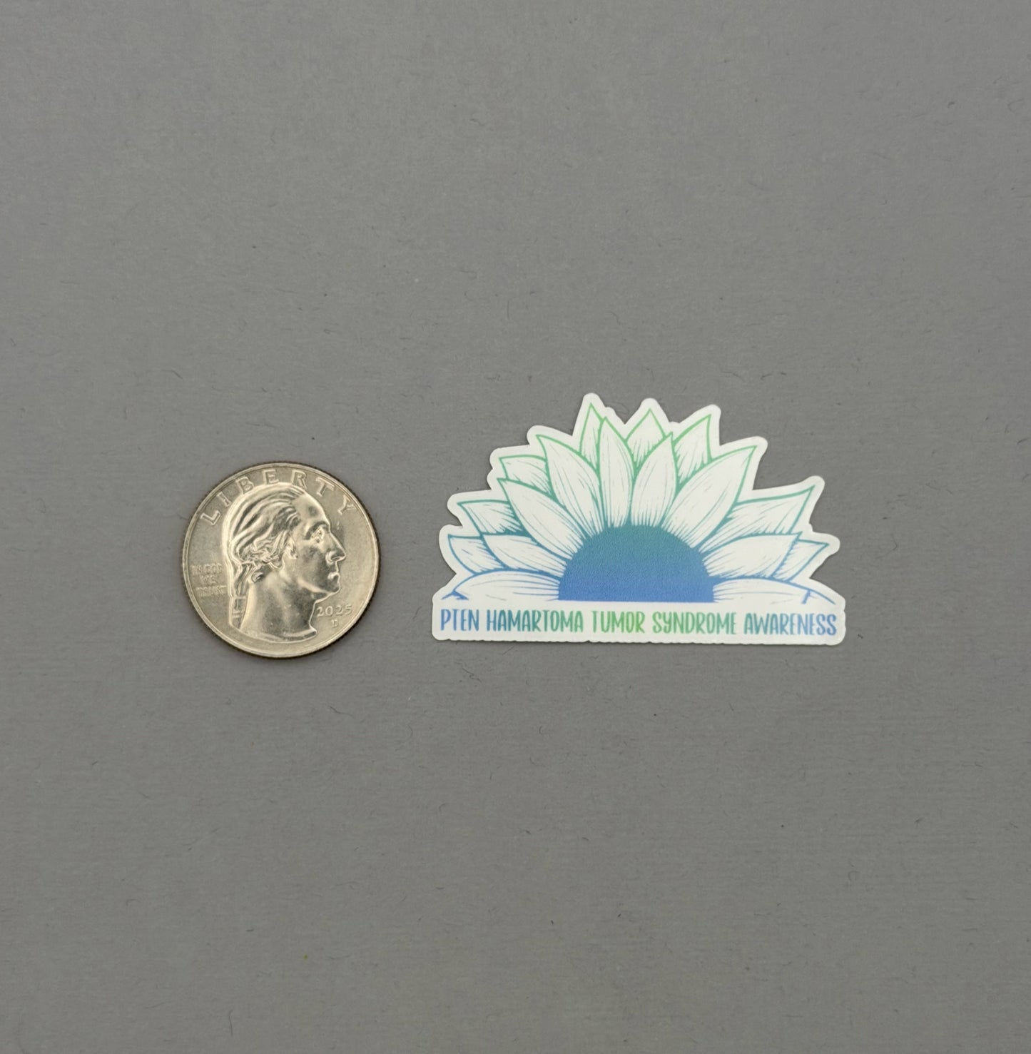 PTEN Hamartoma Tumor Syndrome Awareness Sunflower Sticker